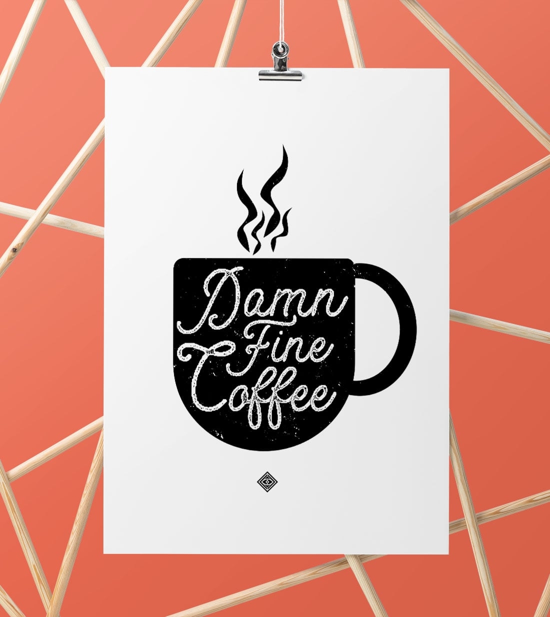 Damn Fine Coffee Free Printable Little Gold Pixel - Free Coffee Printable Art