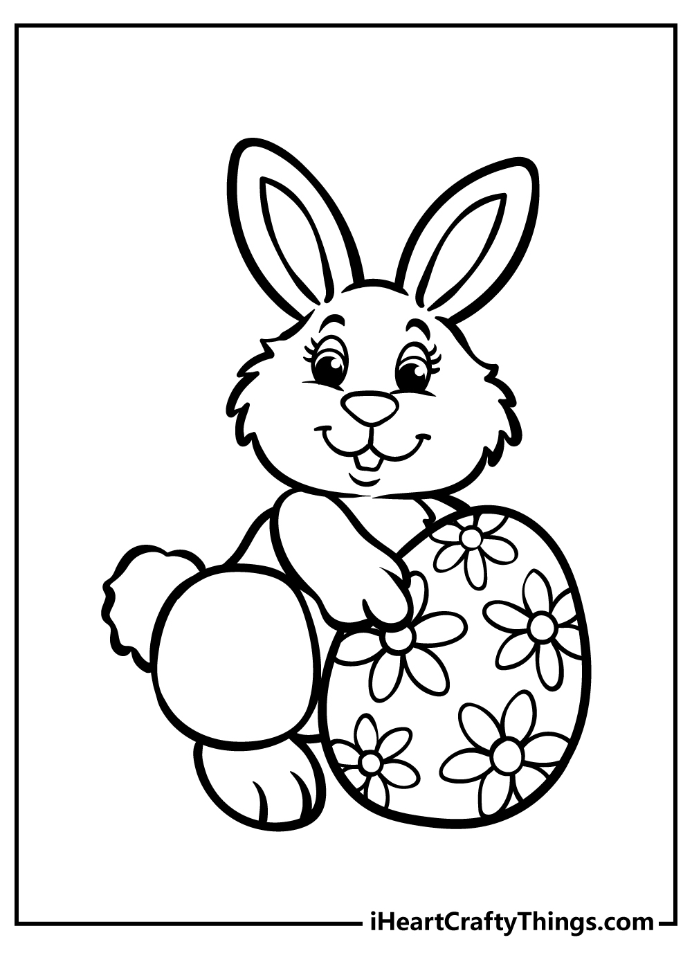 Easter Bunny Coloring Pages 100 Free Printables - Free Printable Bunny Pictures