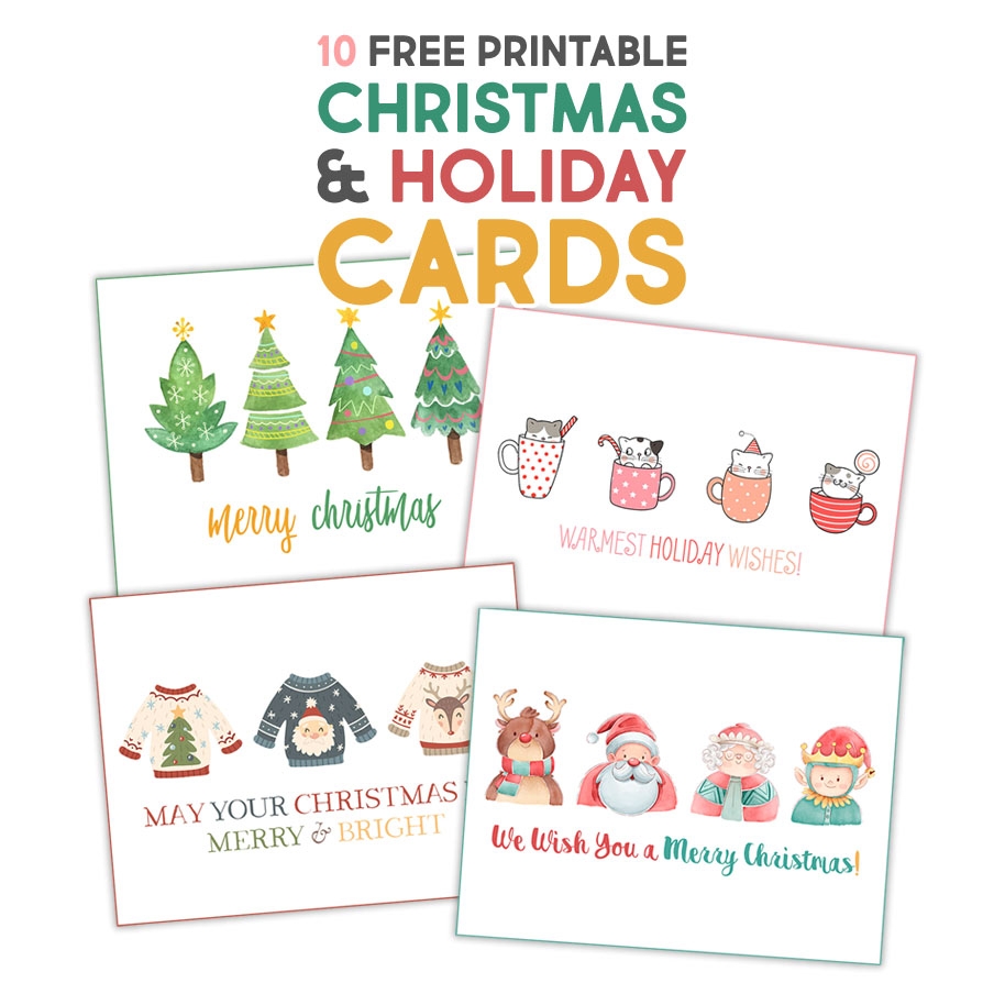 Fabulous Free Printable Christmas Holiday Cards The Cottage Market - Christmas Cards For Grandparents Free Printable
