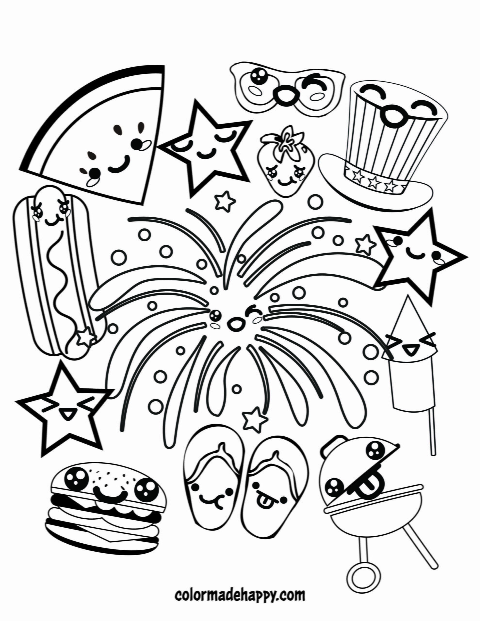 Fourth Of July Coloring Pages - Free Printable 4th of July Coloring Pages