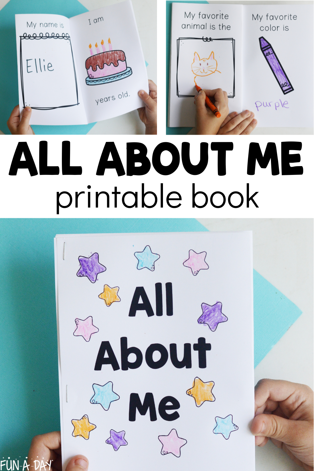 Free All About Me Printable Book Fun A Day - Free Printable Books