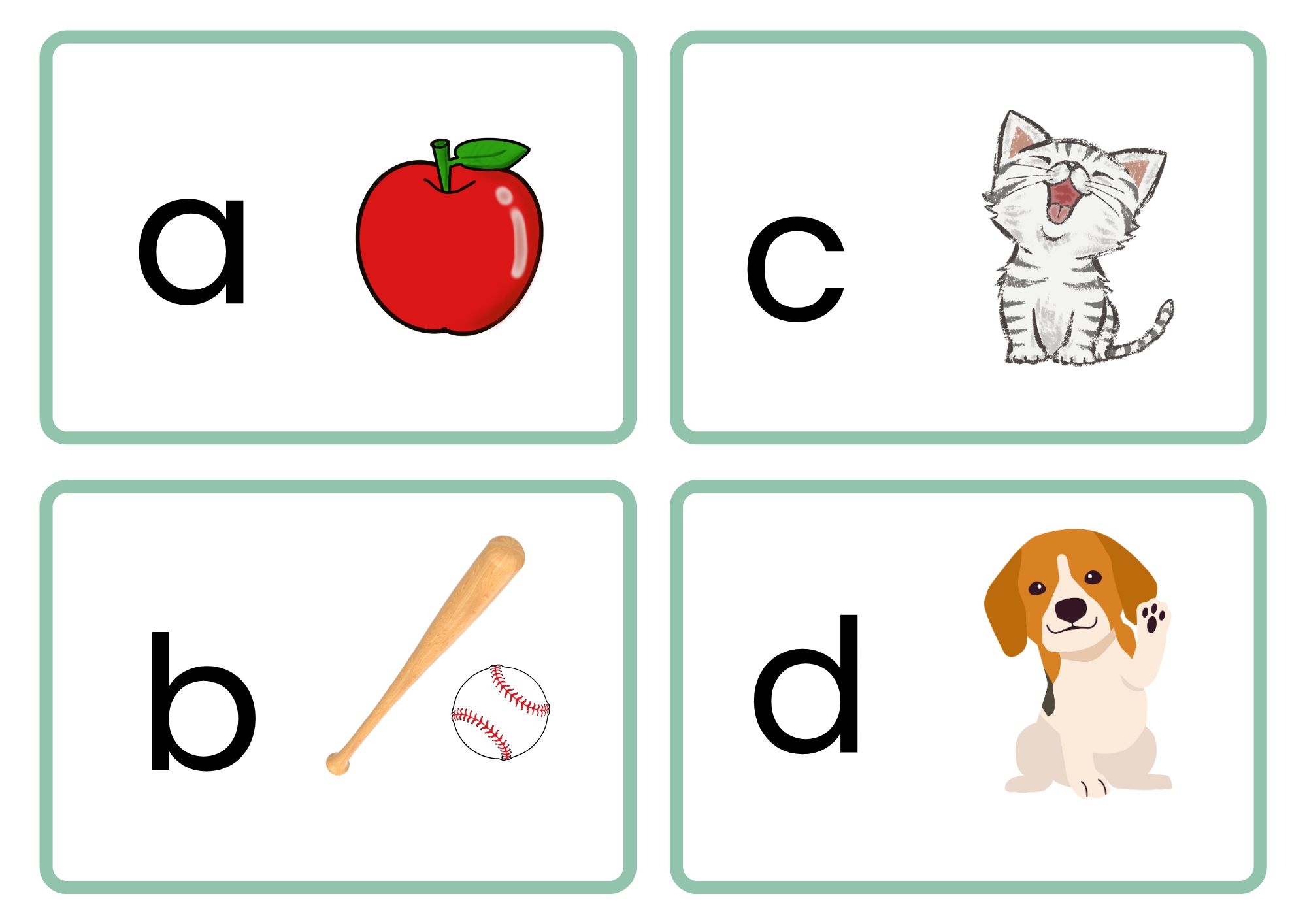 Free Alphabet Flashcards Printable ABC Names And Sounds Academy Worksheets - Free Printable Abc Flashcards With Pictures