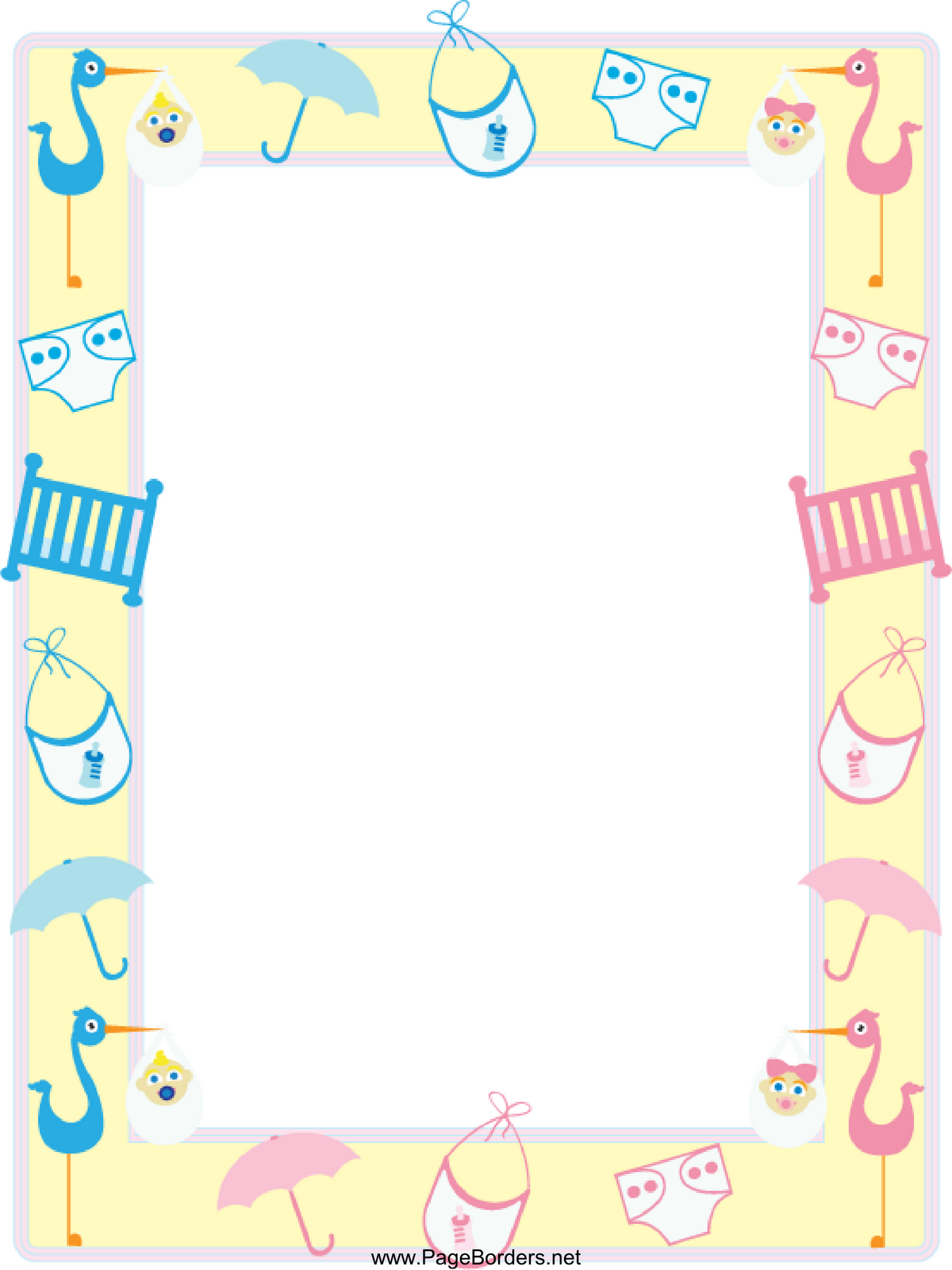 Free Baby Borders Add Some Charm And Creativity To Your Little One s Artwork - Free Printable Baby Borders For Paper