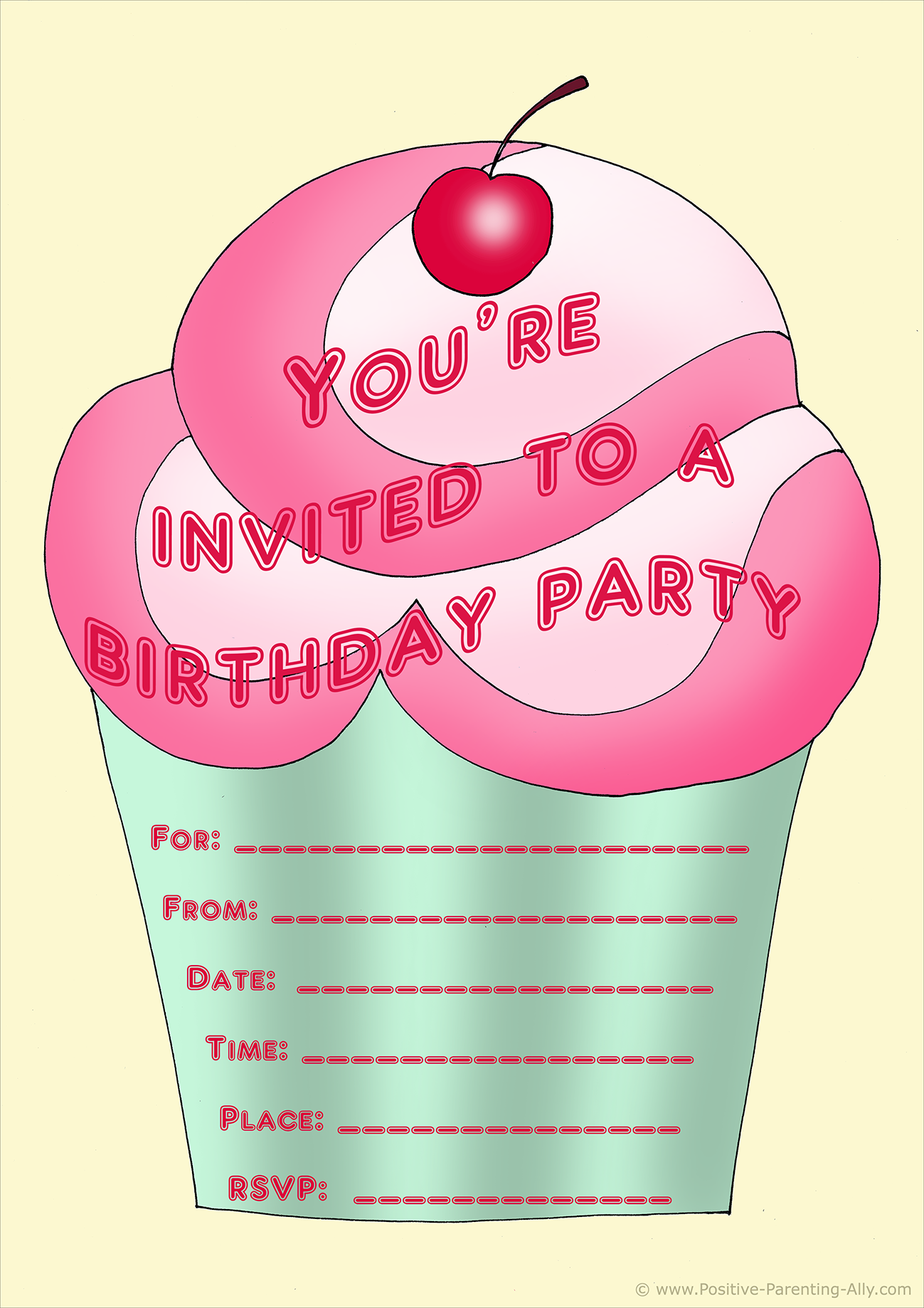 Free Birthday Party Invites For Kids In High Print Quality - Free Printable Birthday Invitations With Pictures