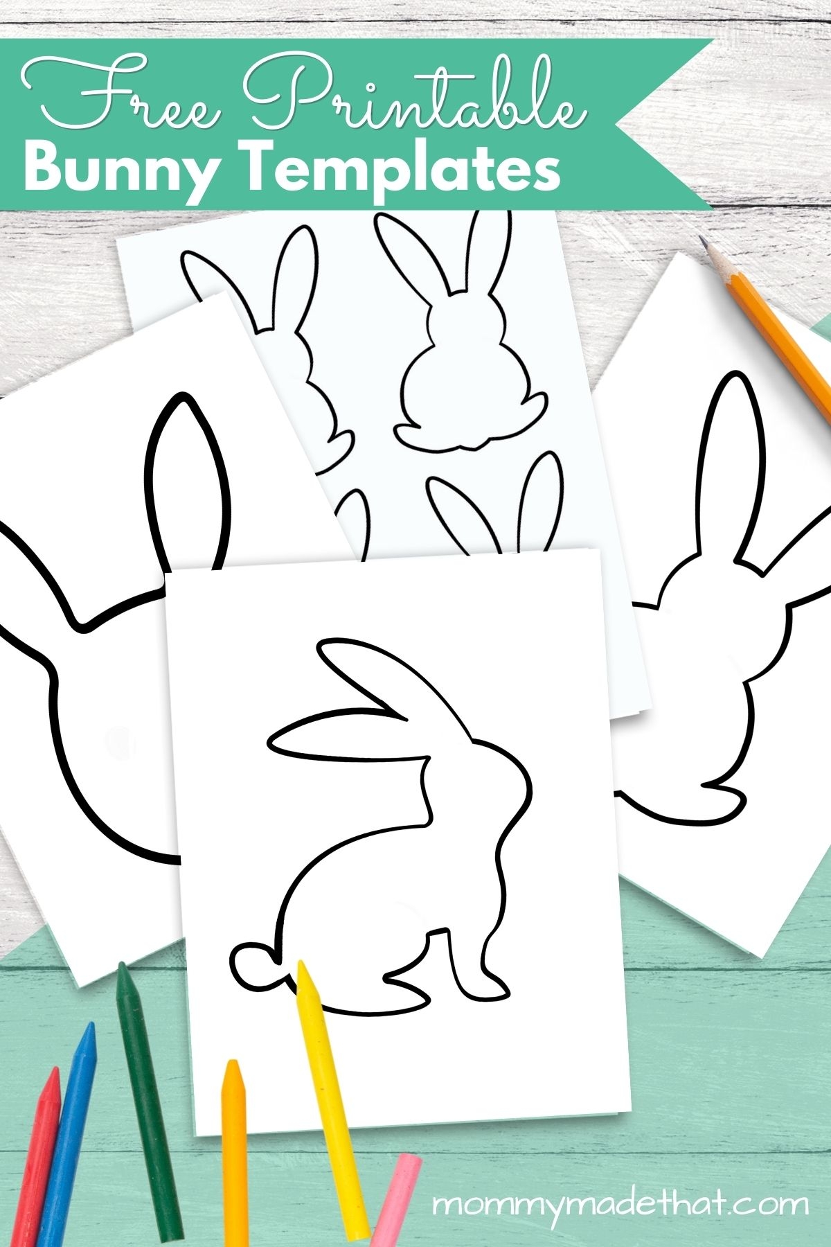 Free Bunny Rabbit Templates Tons Of Shapes Sizes - Free Printable Bunny Templates