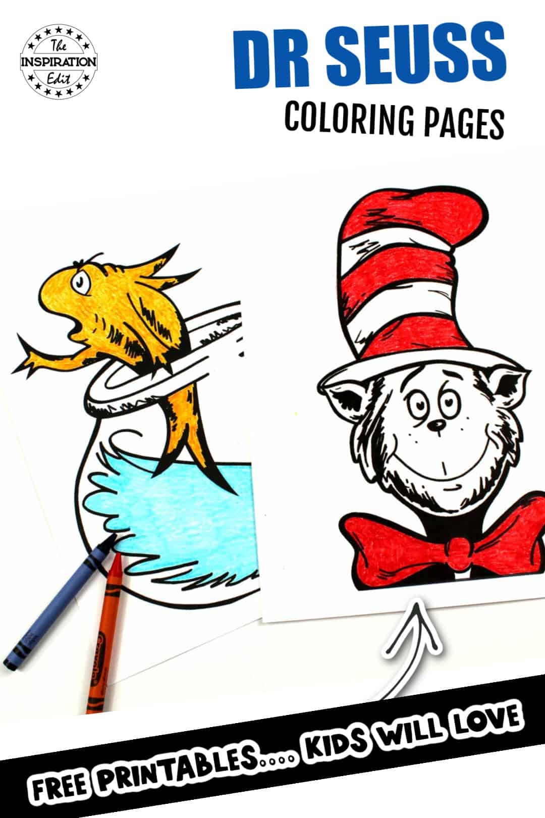 Free Cat In The Hat Coloring Pages The Inspiration Edit - Free Printable Cat In The Hat Pictures