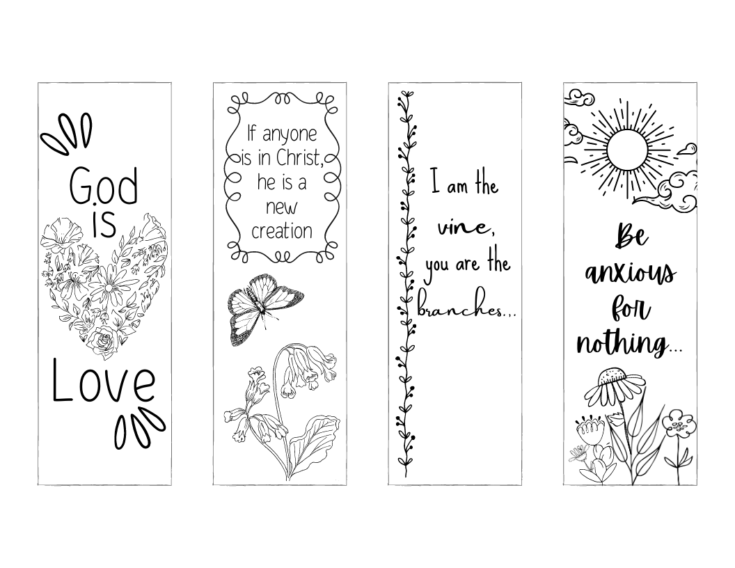 Free Christian Bookmarks To Print And Color Bible Bookmark Free Printable Bookmarks Coloring Bookmarks Free - Free Printable Bible Bookmarks Templates