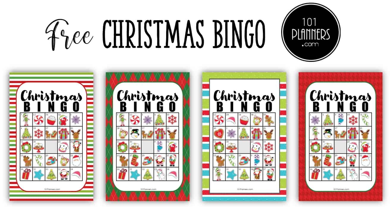 FREE Christmas Bingo Printable - Free Christmas Bingo Game Printable