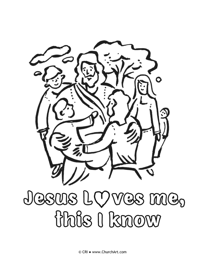 Free Coloring Pages For Sunday School ChurchArt Blog - Free Printable Bible Coloring Pages