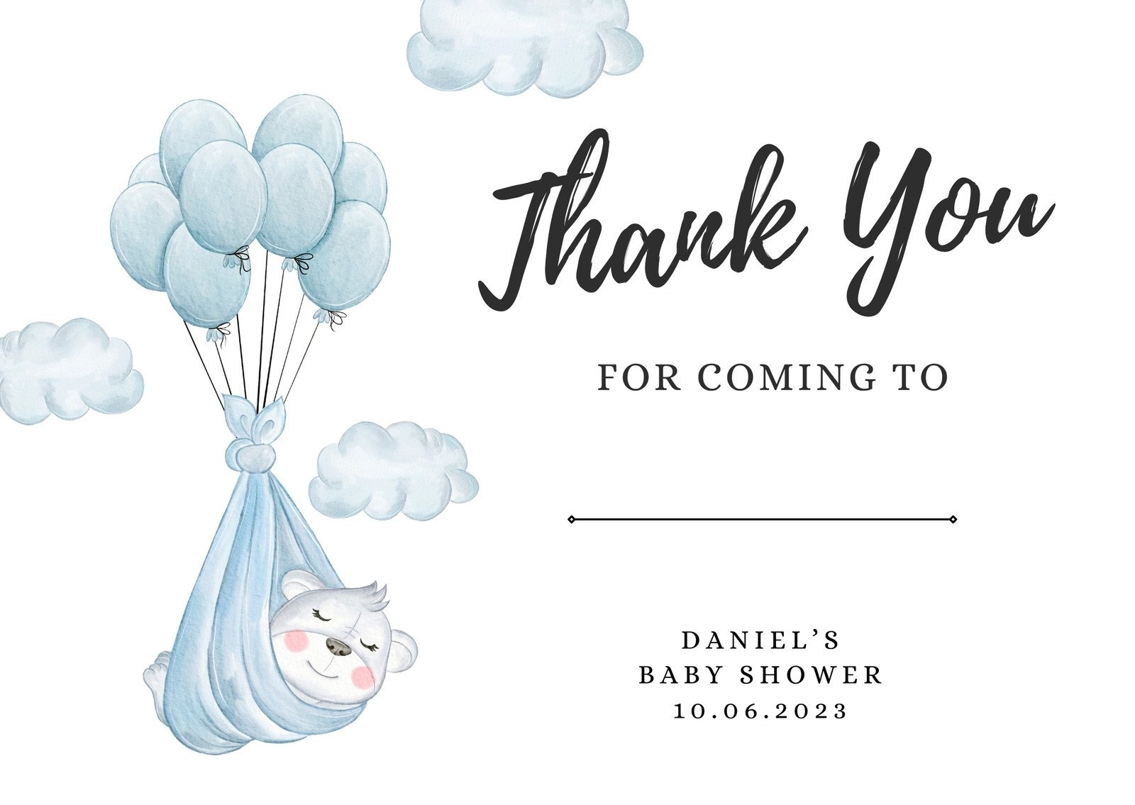 Free Custom Printable Baby Shower Card Templates Canva - Free Printable Baby Cards