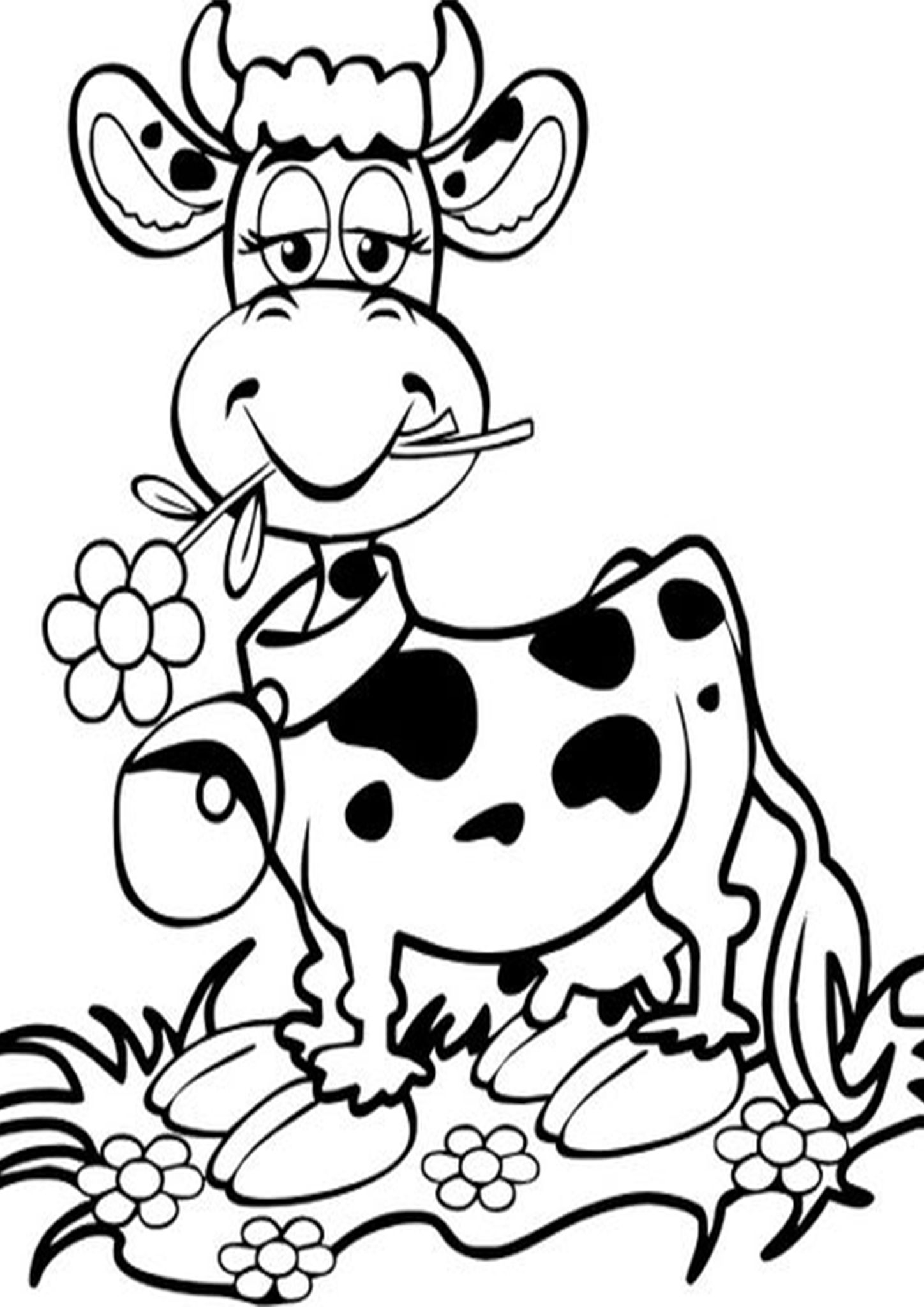 Free Easy To Print Cow Coloring Pages Cow Coloring Pages Farm Coloring Pages Coloring Pages - Coloring Pages of Cows Free Printable