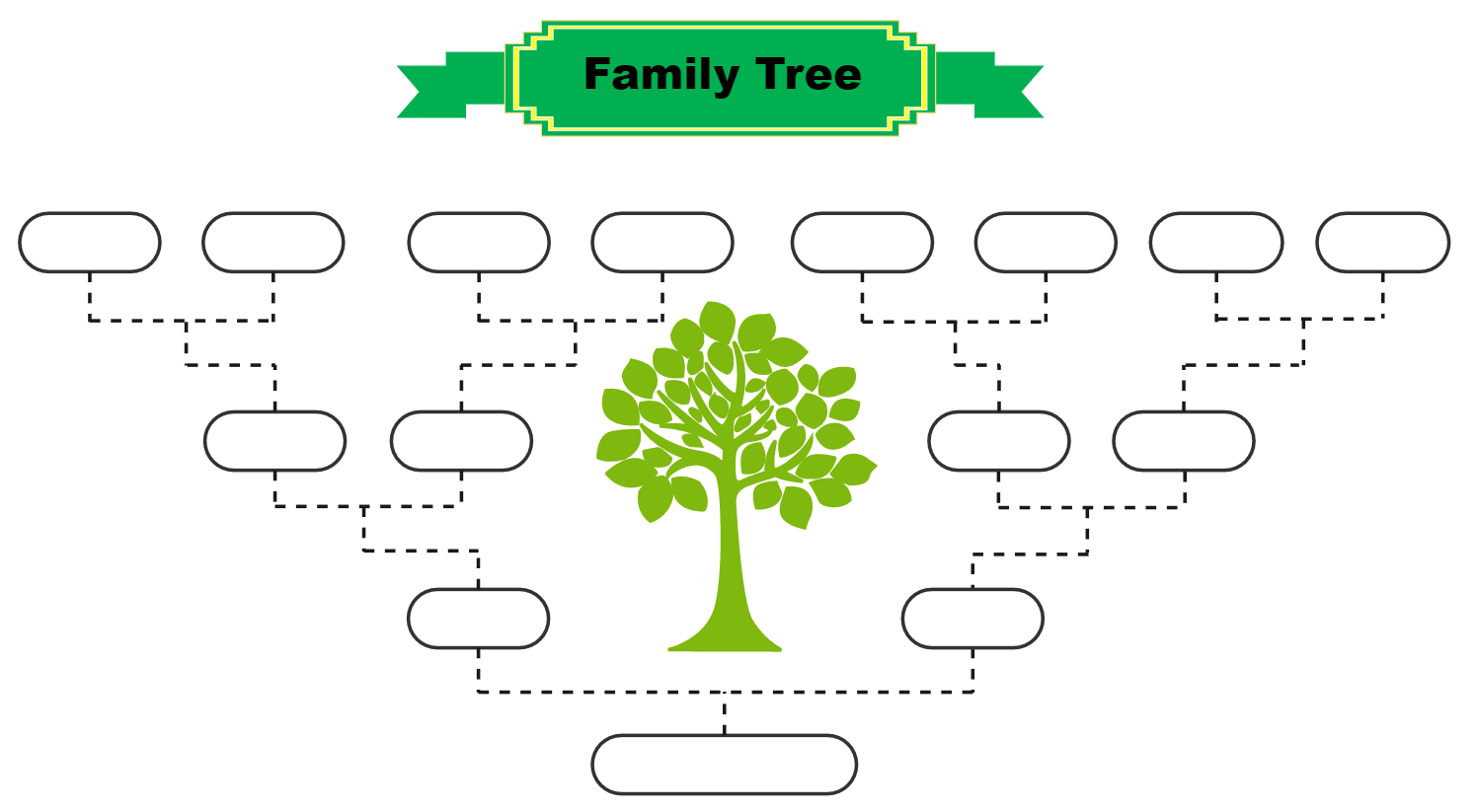 Free Editable Family Tree Templates For Kids EdrawMax Online - Family Tree Maker Online Free Printable