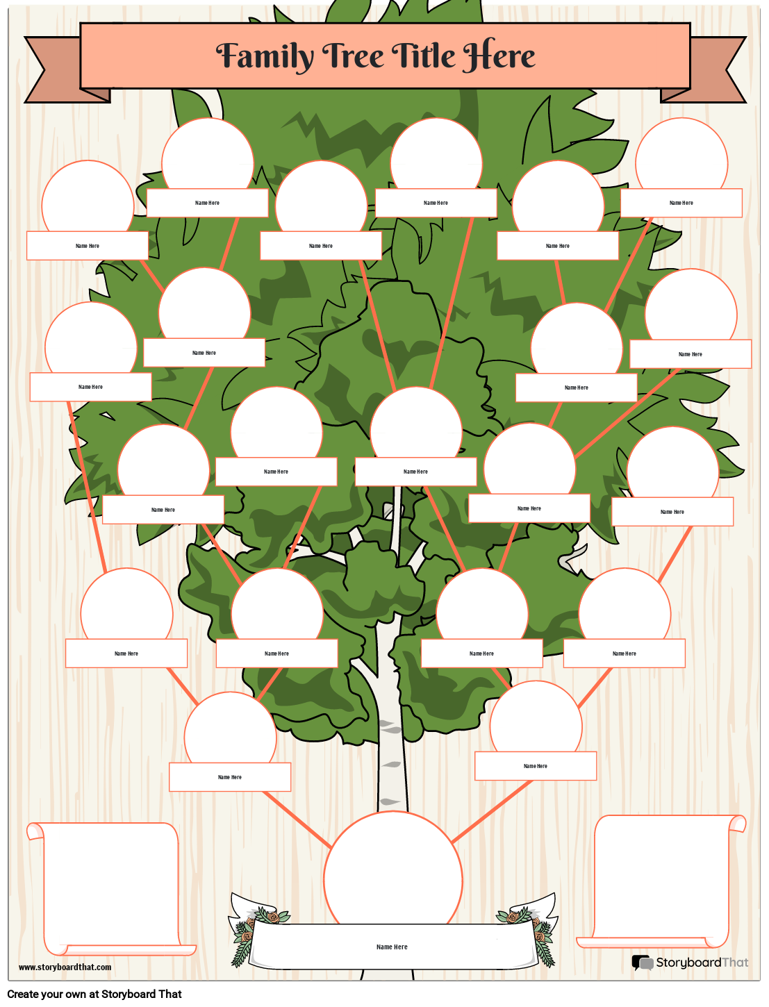 Free Family Tree Maker Examples And Templates Online - Family Tree Maker Online Free Printable