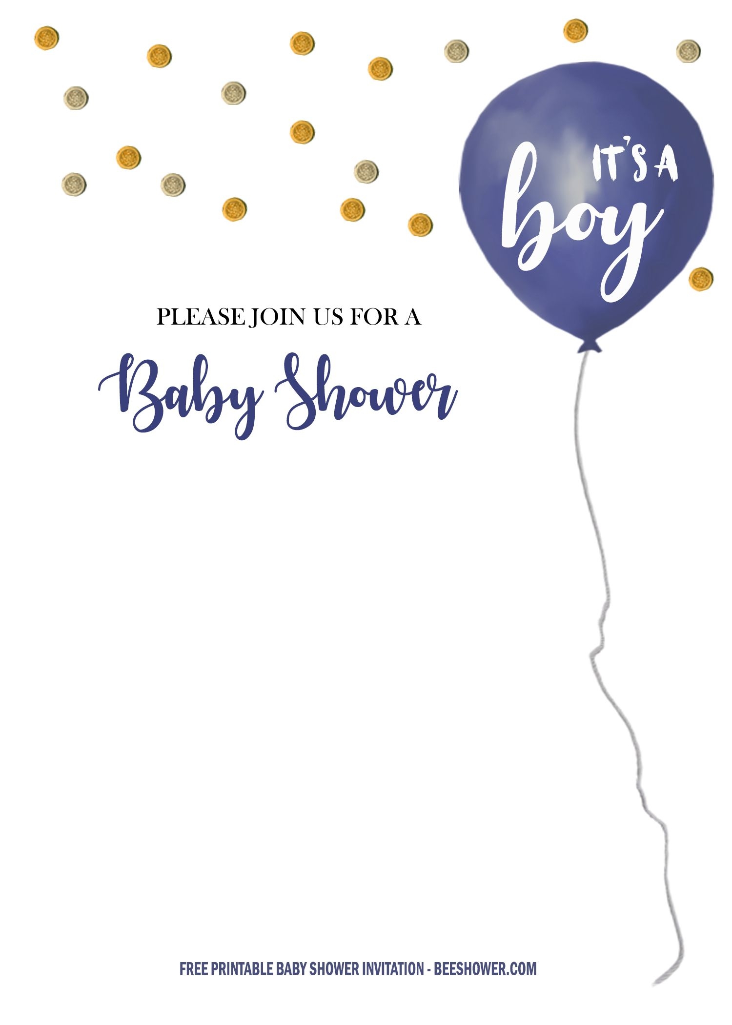 FREE It s A Boy Baby Shower Invitation Templates Boy Baby Shower Invitations Templates Printable Baby Shower Invitations Free Printable Baby Shower Invitations - Free Printable Baby Shower Invitations Templates For Boys