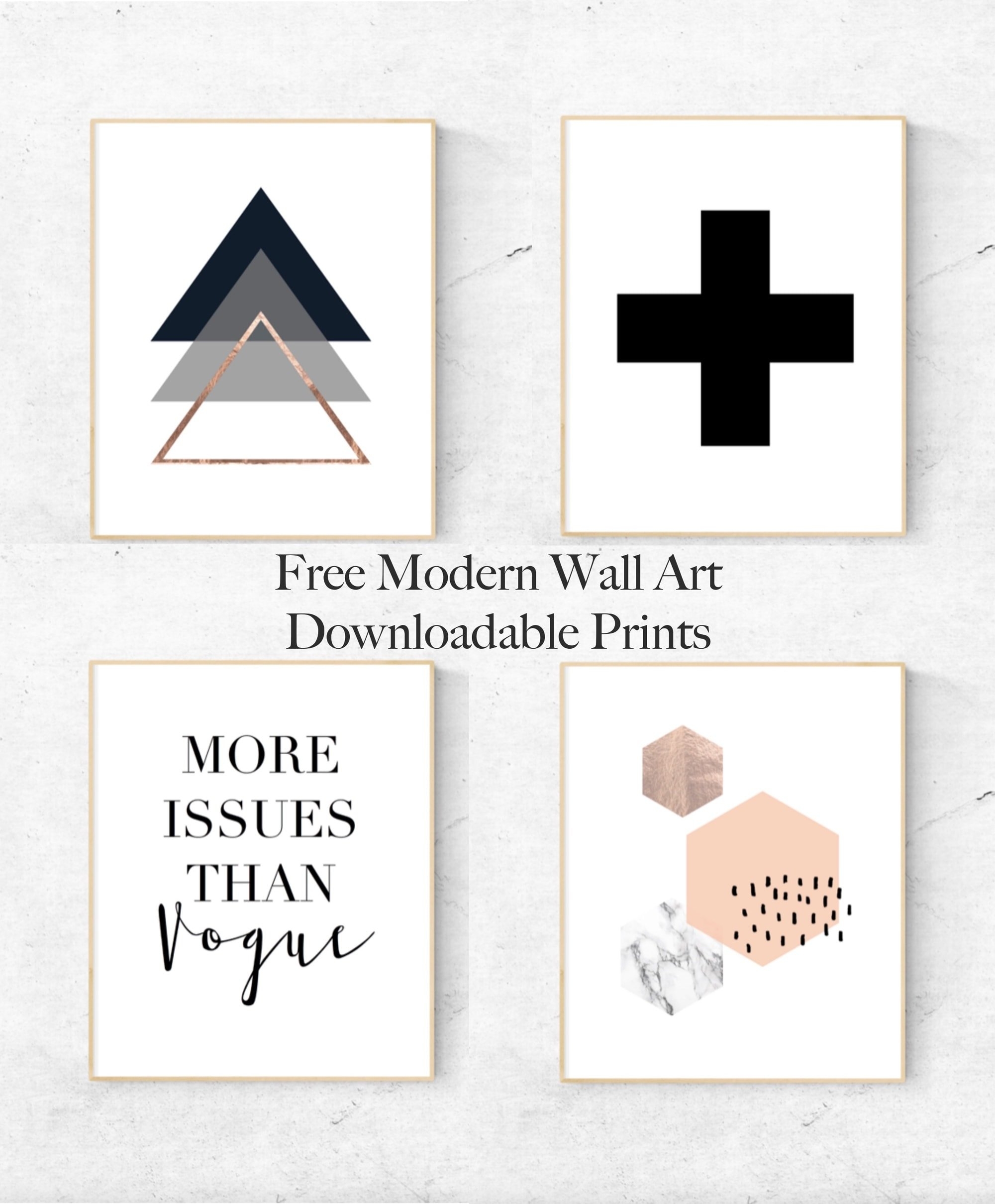 Free Modern Wall Art Downloadable Prints - Free Printable Art