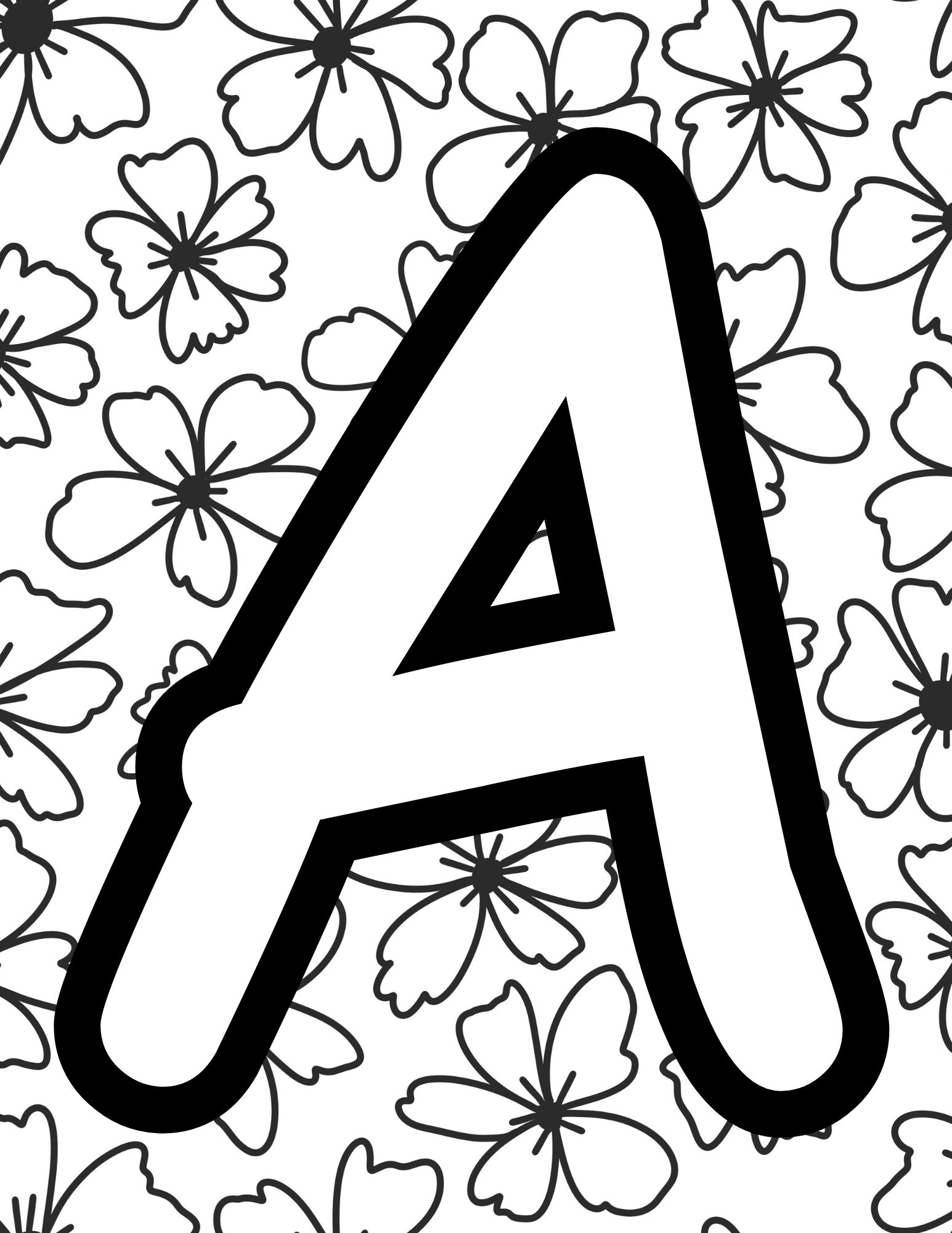 Free Printable ABC Coloring Pages Learn Alphabet Letters Skip To My Lou - Free Printable Alphabet Letters To Color
