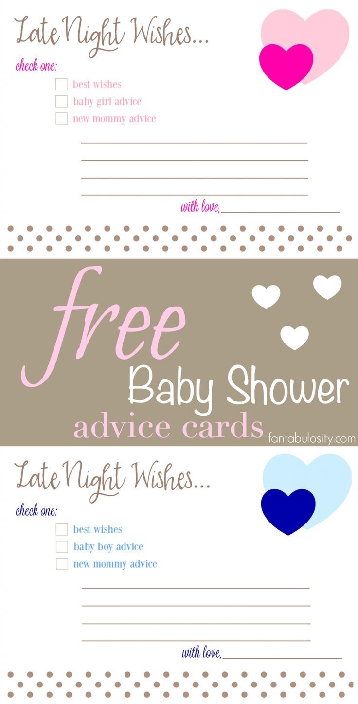 Free Printable Baby Shower Advice Best Wishes Cards Baby Shower Advice Cards Baby Shower Advice Baby Shower Printables - Free Printable Baby Advice Cards