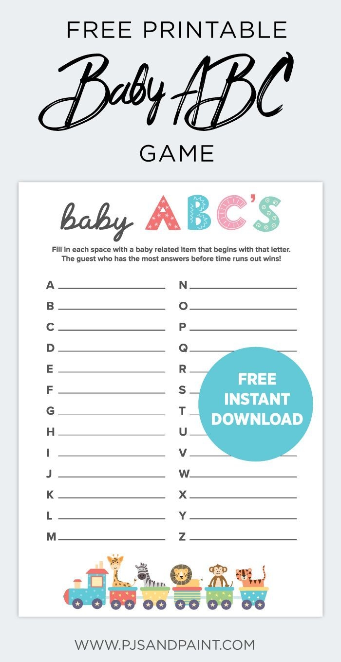 Free Printable Baby Shower Games Baby Shower Word Scramble Baby Shower Games Free Baby Shower Games Free Printable Baby Shower Games Easy Baby Shower Games - Free Printable Baby Shower Games With Answers