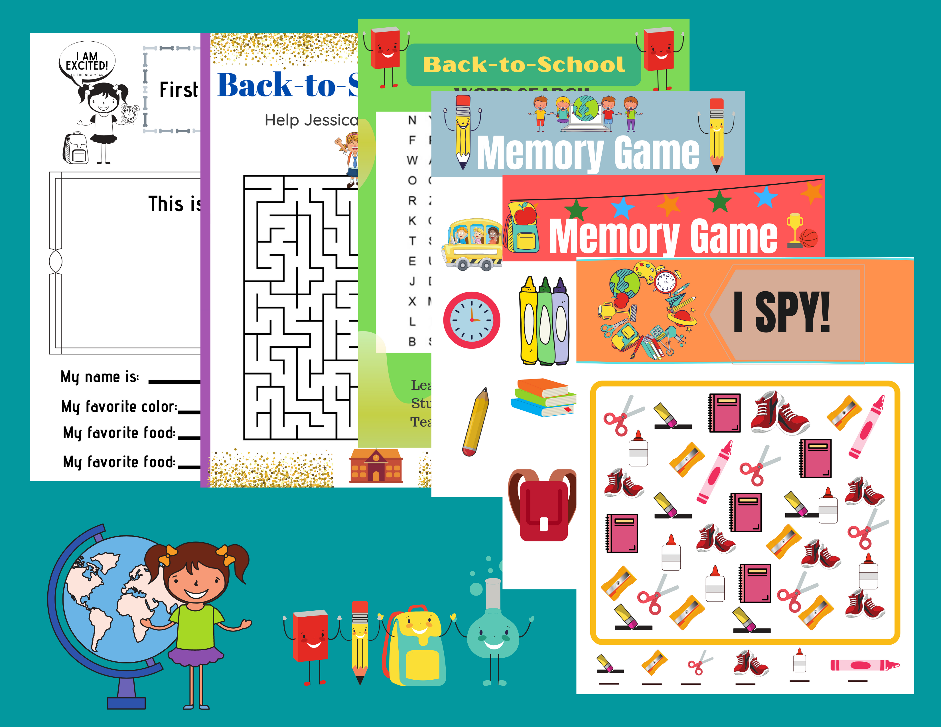 Free Printable Back To School Worksheets About A Mom - Free Printable Back To School