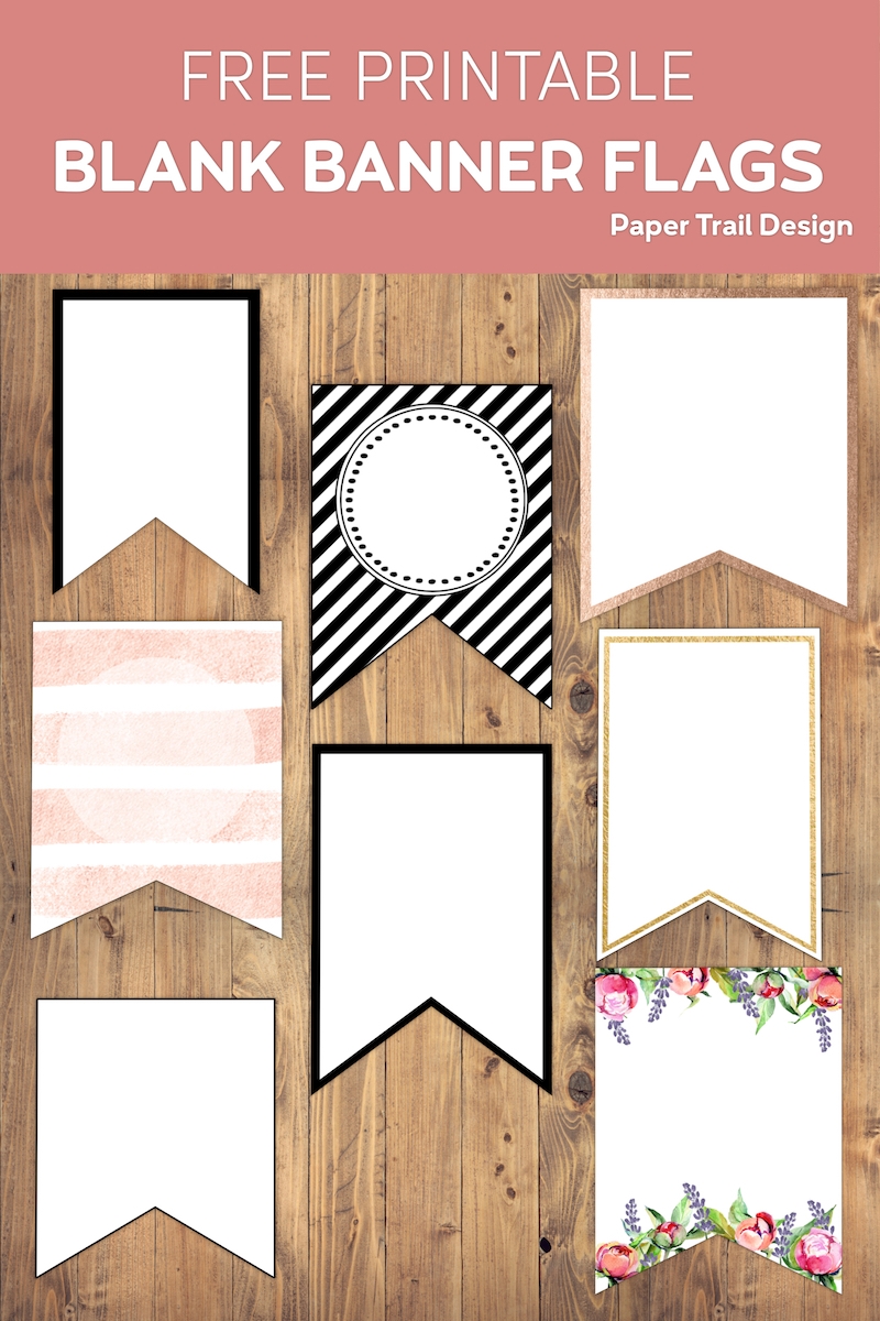 Free Printable Banner Templates Blank Banners Paper Trail Design - Free Printable Banner Maker