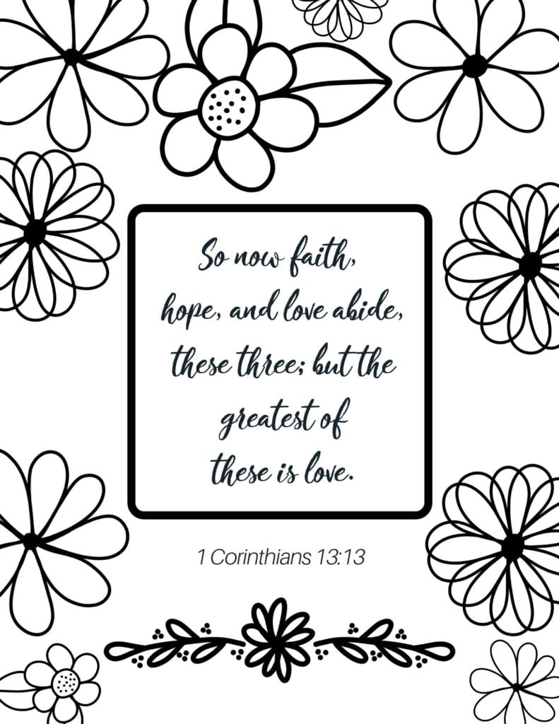 Free Printable Bible Verse Coloring Pages - Free Printable Bible Coloring Pages With Scriptures