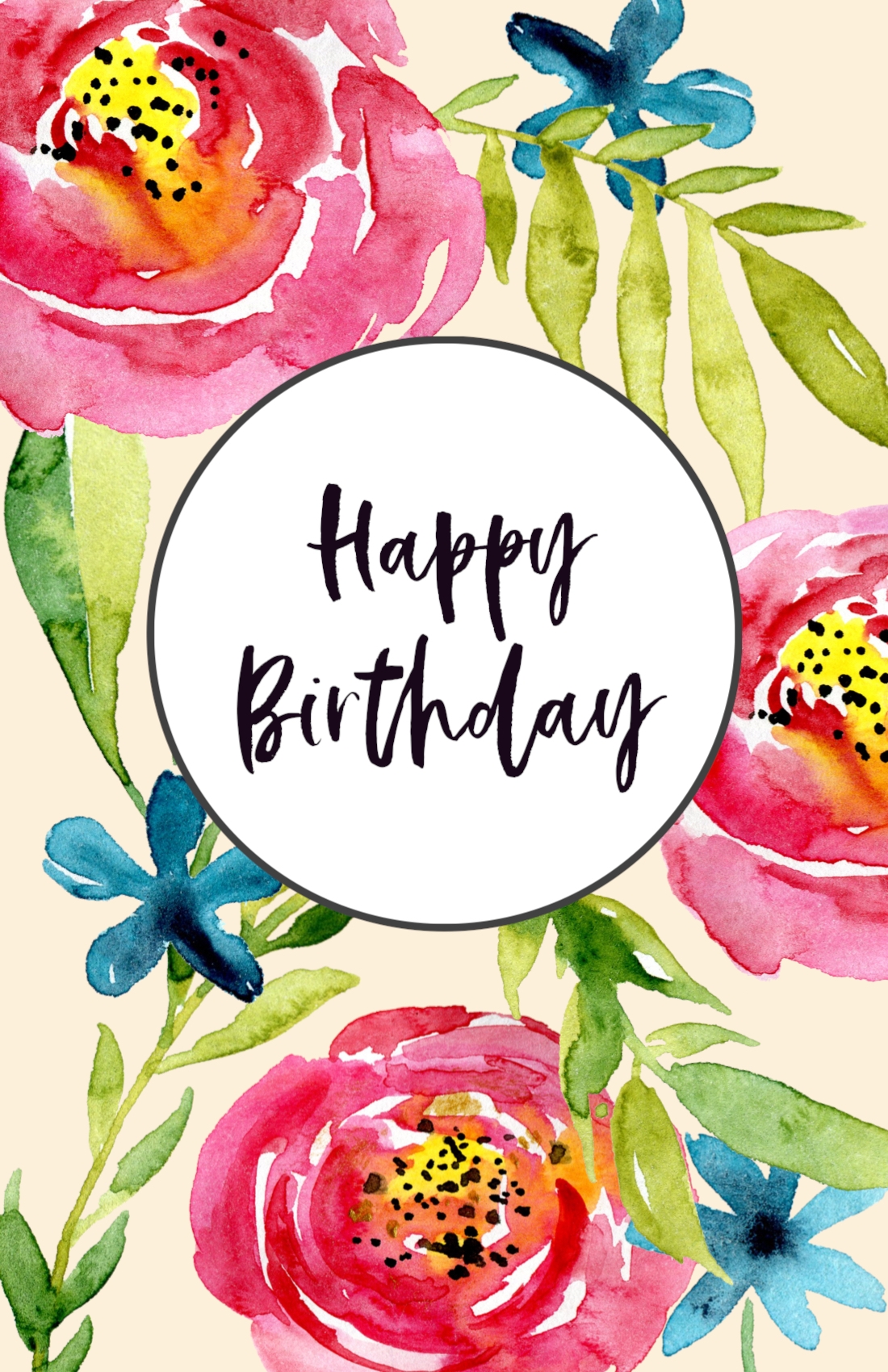 Free Printable Birthday Cards Paper Trail Design - Free Printable Birthday Cards For Her