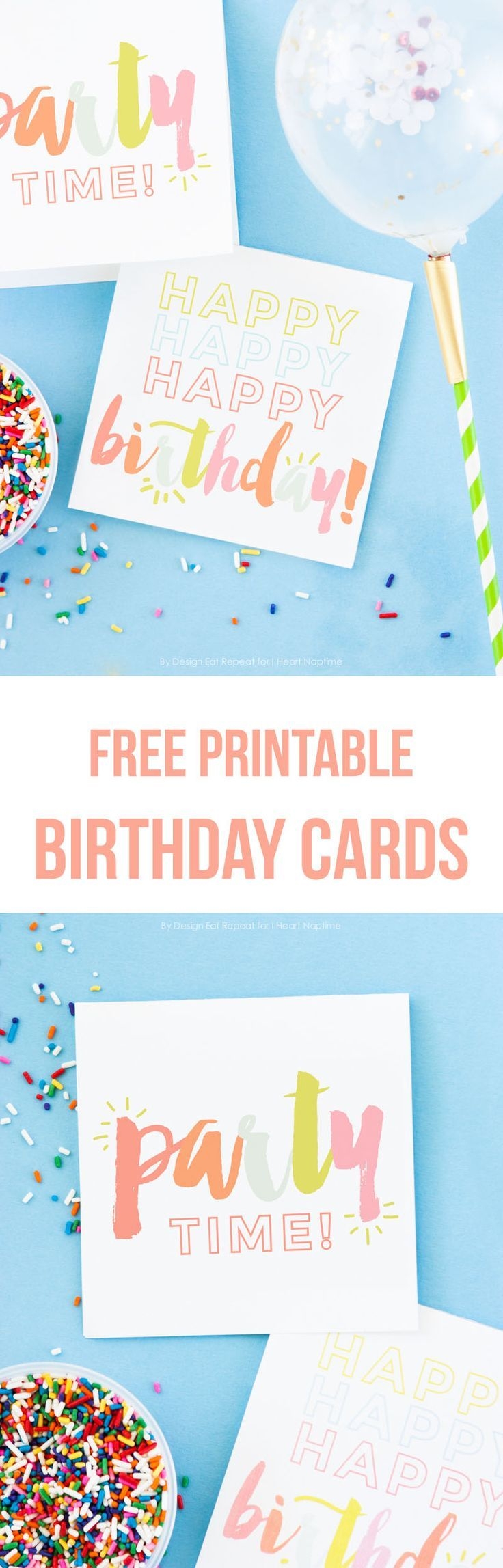 FREE Printable Birthday Cards The Inspiration Board Free Printable Birthday Cards Birthday Card Printable Birthday Card Template Free - Free Printable Birthday Invitations Pinterest