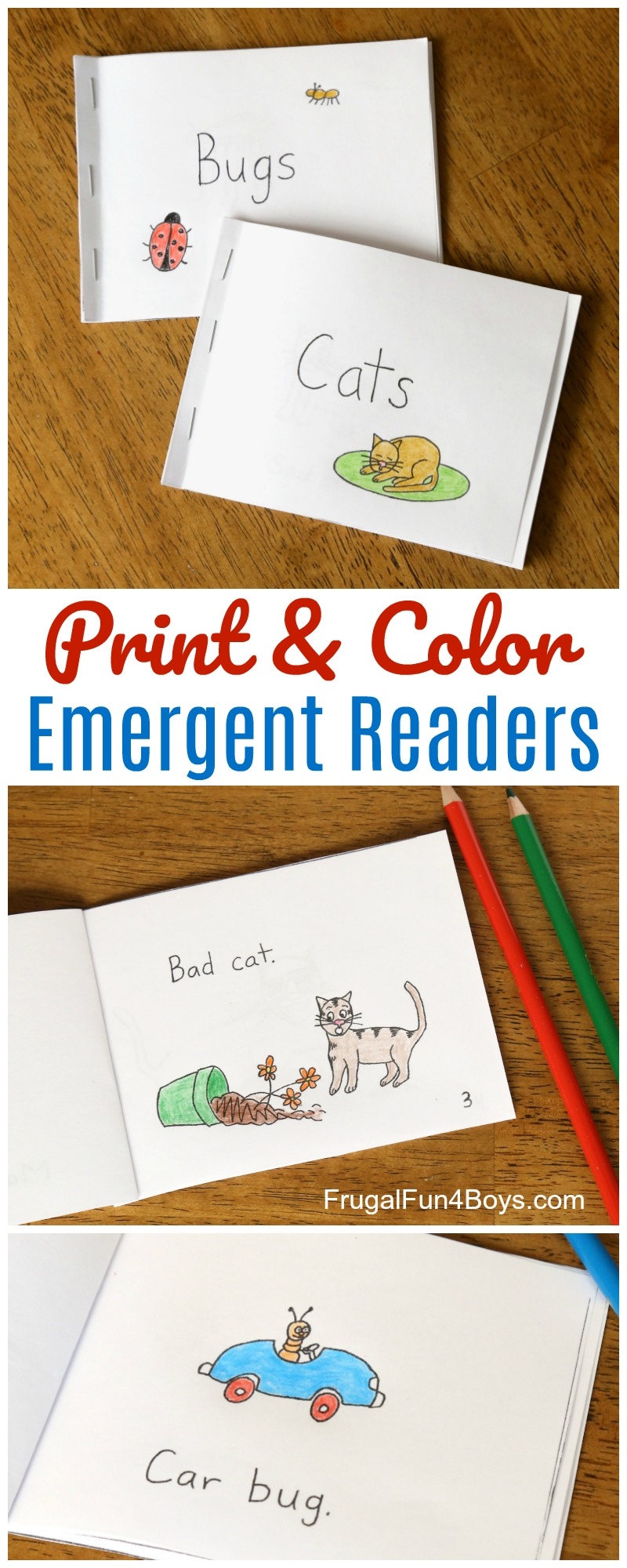 Free Printable Books For Beginning Readers Level 1 Easy Frugal Fun For Boys And Girls - Free Printable Books