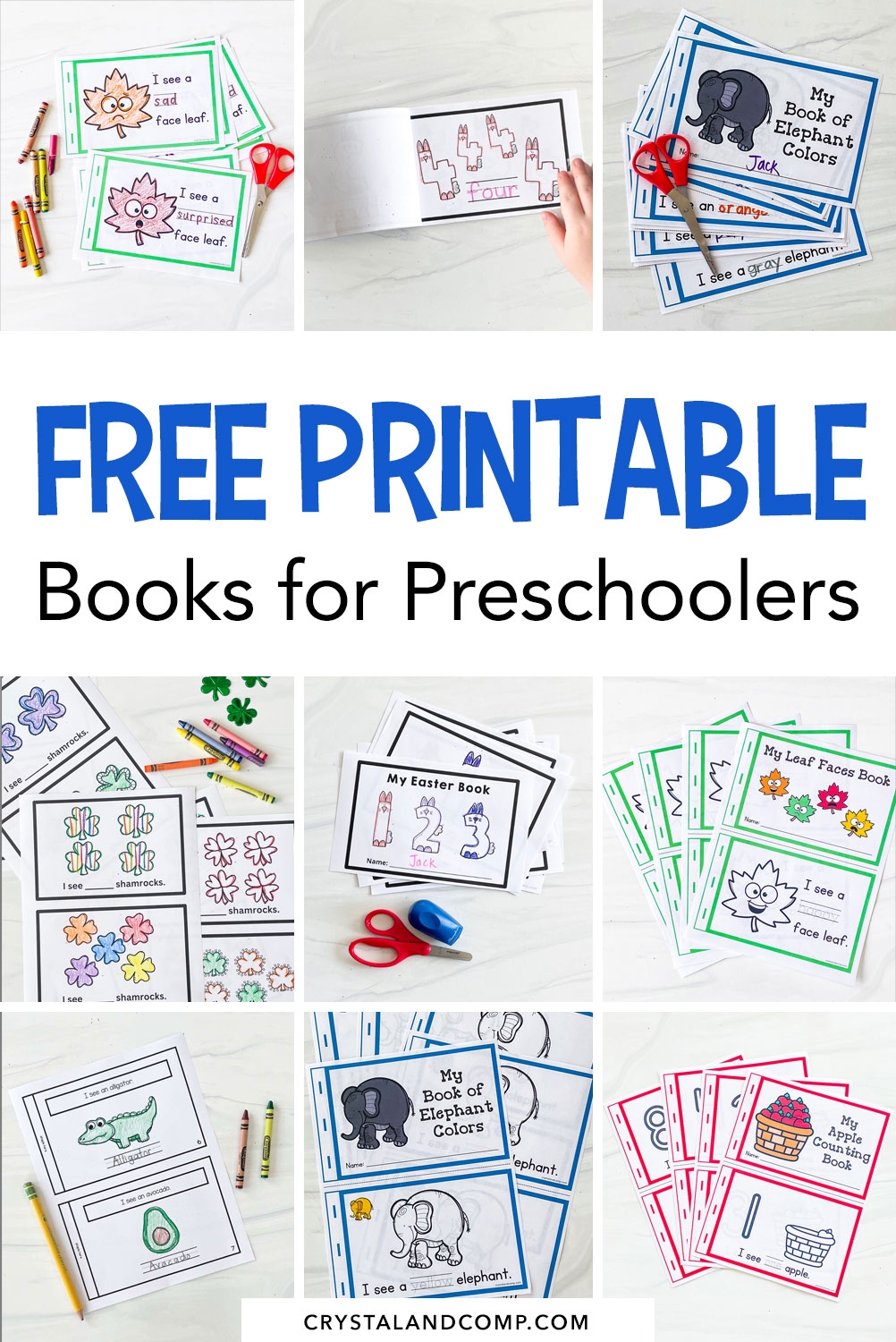 Free Printable Books For Preschoolers CrystalandComp - Free Printable Books For Kindergarten