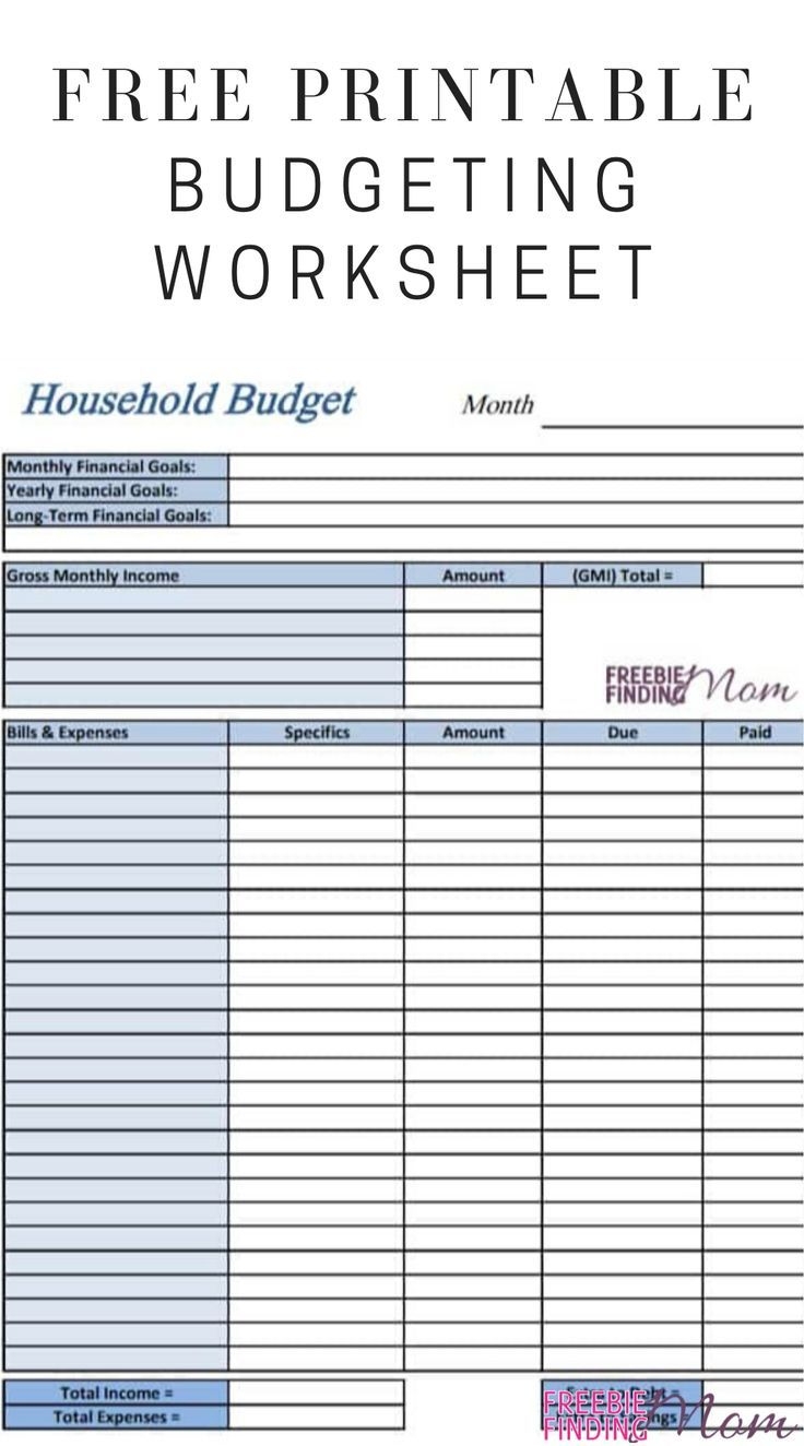 Free Printable Budget Worksheets Freebie FInding Mom Budgeting Worksheets Printable Budget Worksheet Budget Printables - Free Printable Budget Binder Worksheets