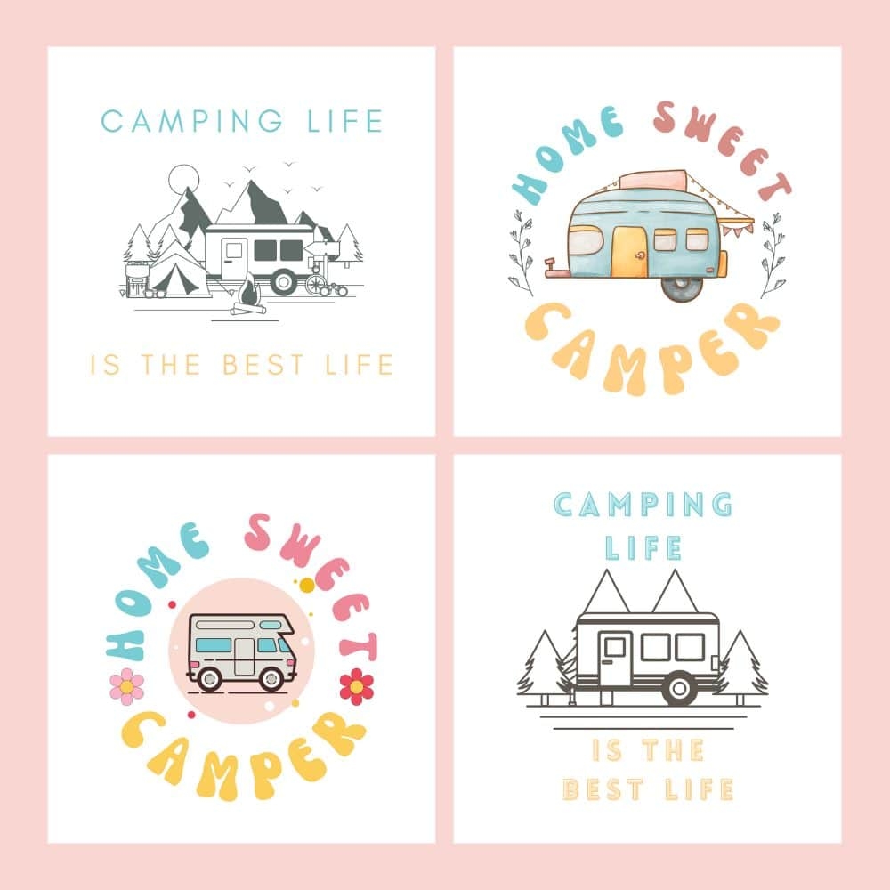 Free Printable Camping Signs Activities And Games The Girl Creative - Free Printable Camping Signs