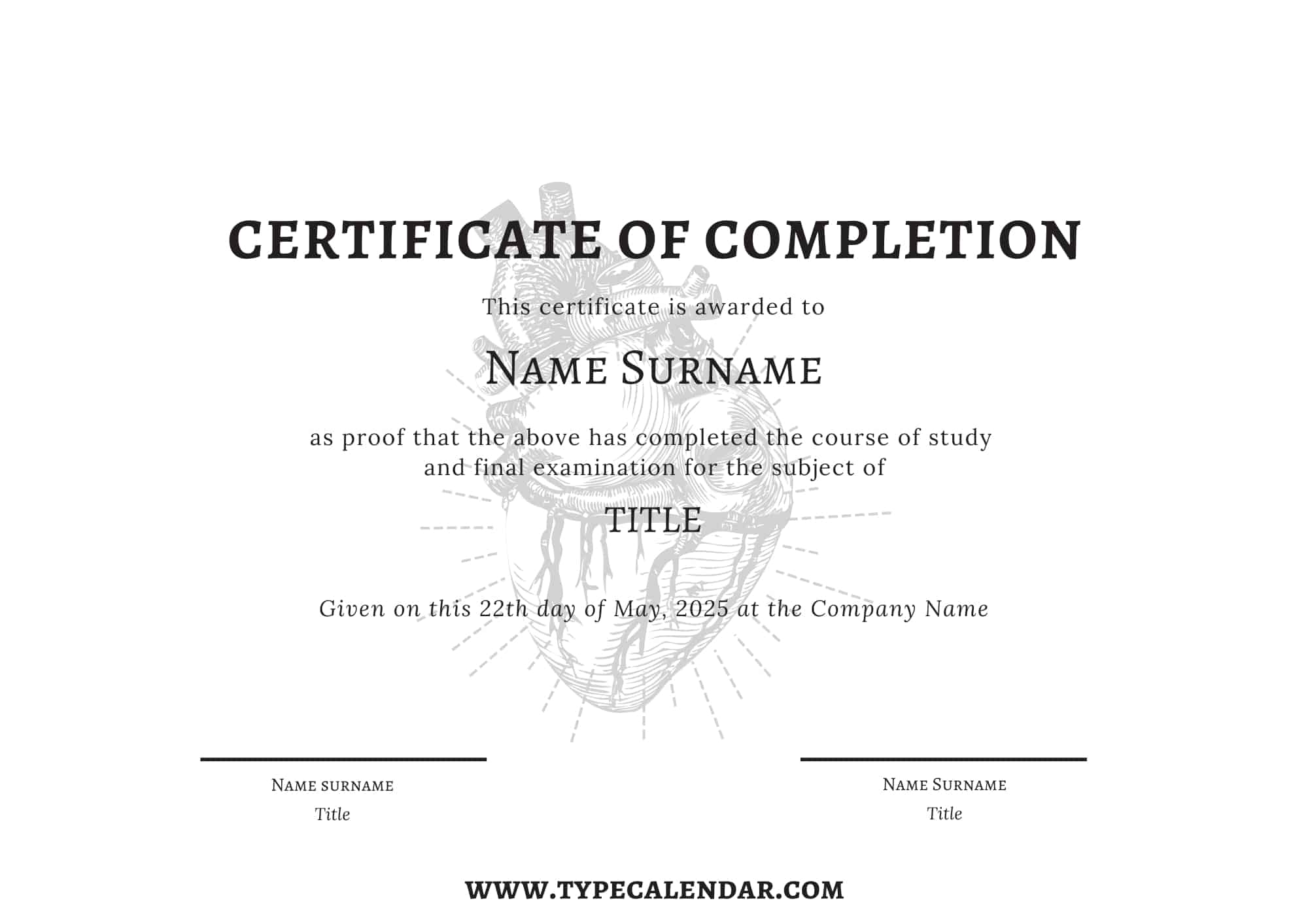 Free Printable Certificate Of Completion Templates Word PDF - Free Printable Certificates of Accomplishment