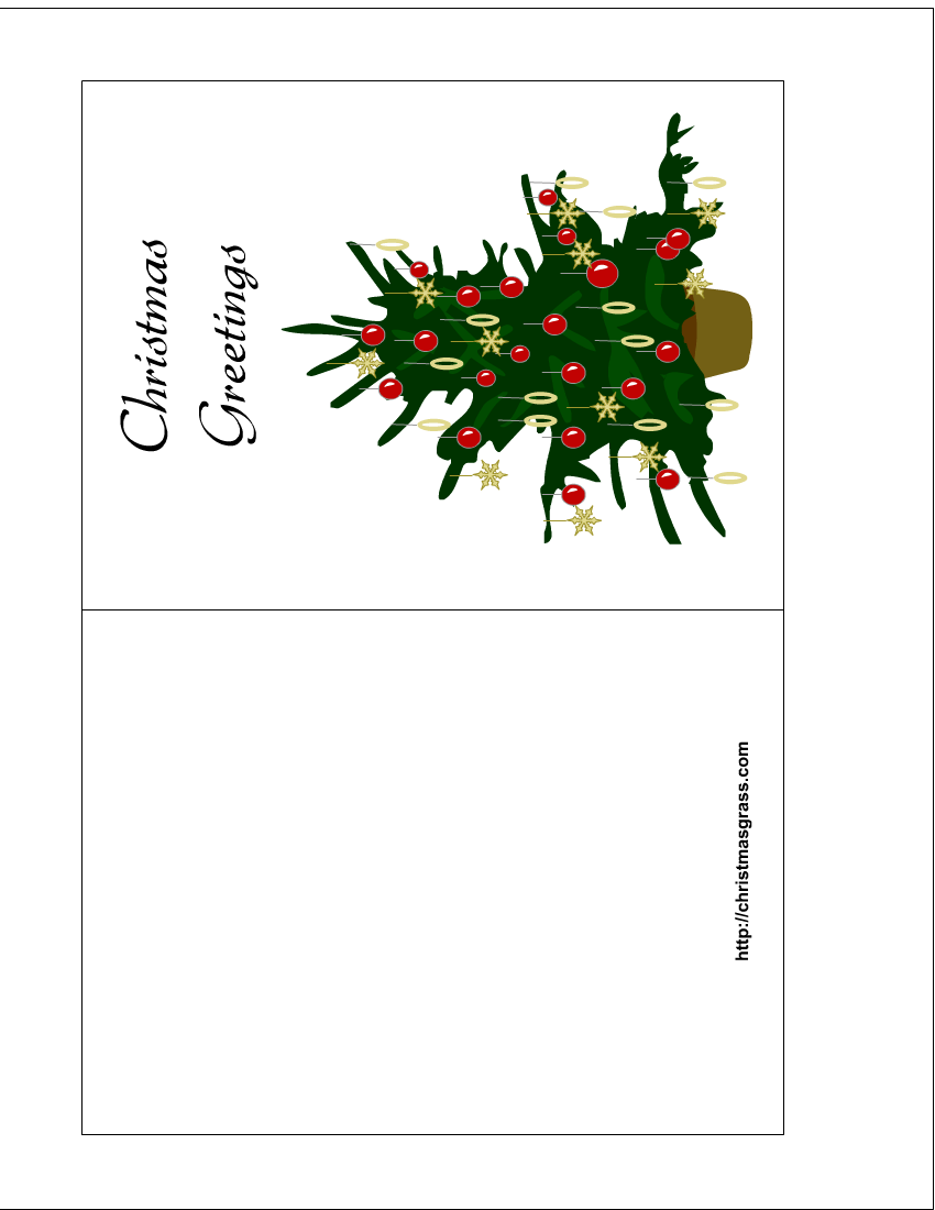Free Printable Christmas Greeting Cards - Free Printable Christmas Card Templates