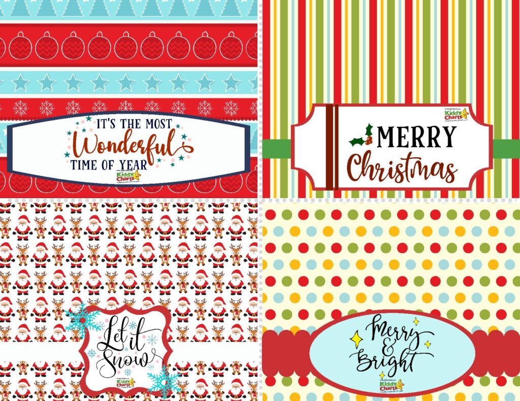 Free Printable Christmas Treat Bag Toppers Kiddycharts - Free Printable Christmas Bag Toppers Templates