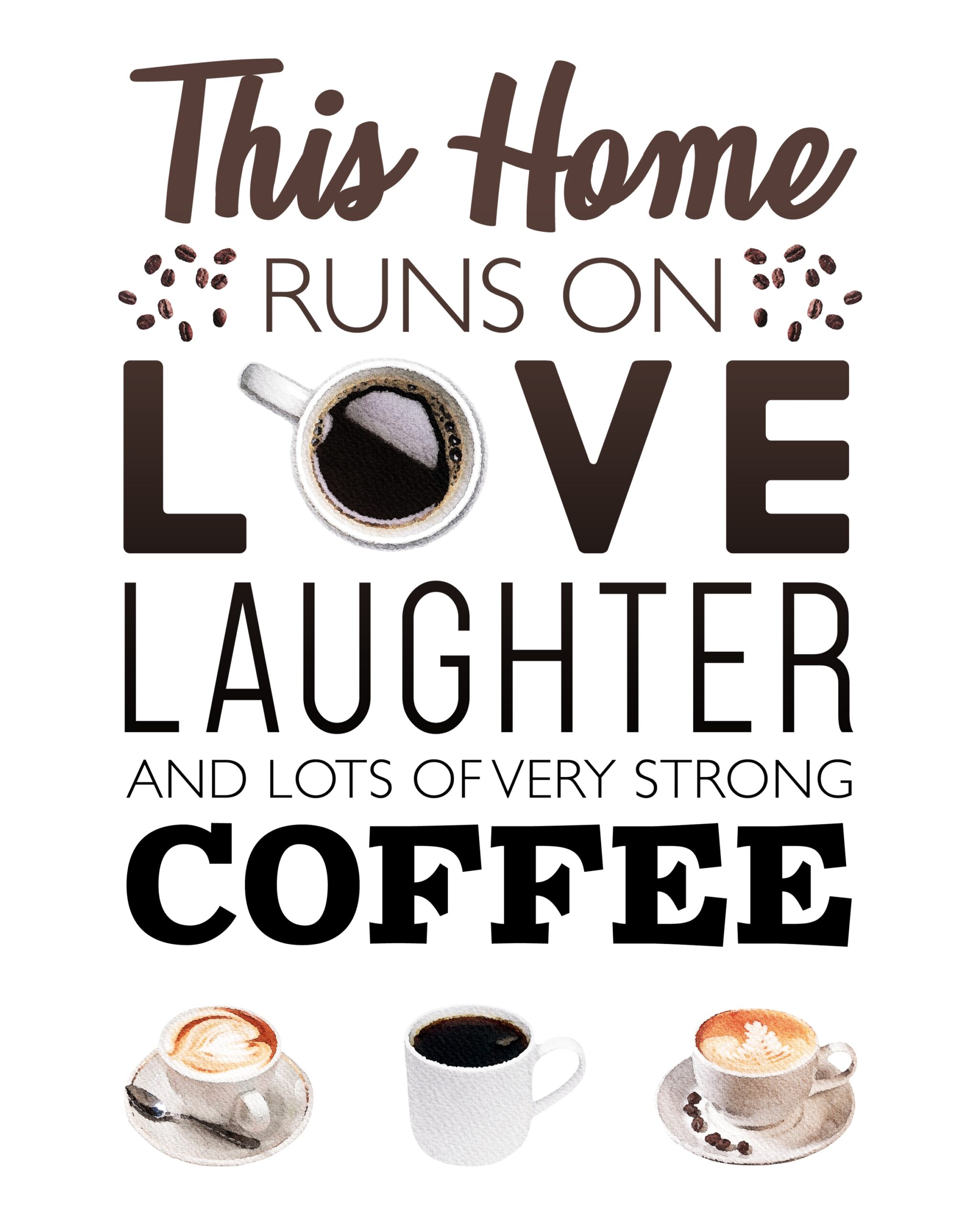 Free Printable Coffee Wall Art The Cottage Market - Free Coffee Printable Art