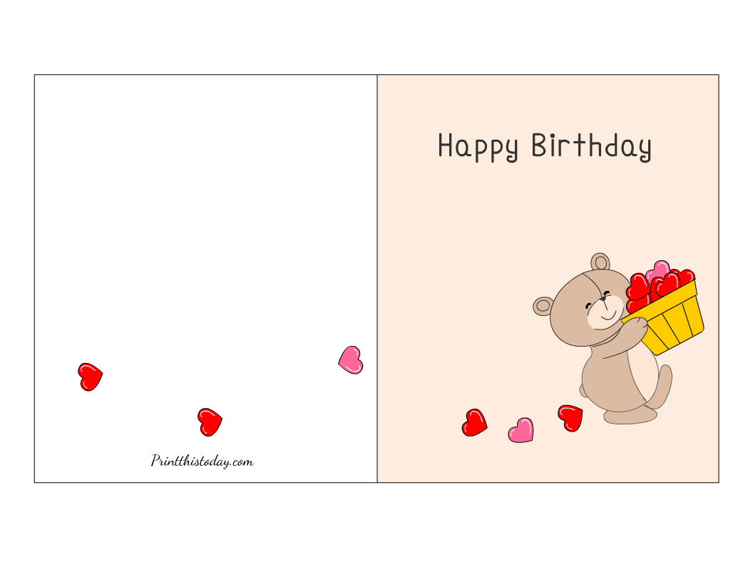 Free Printable Cute Birthday Cards - Free Printable Birthday Cards For Mom
