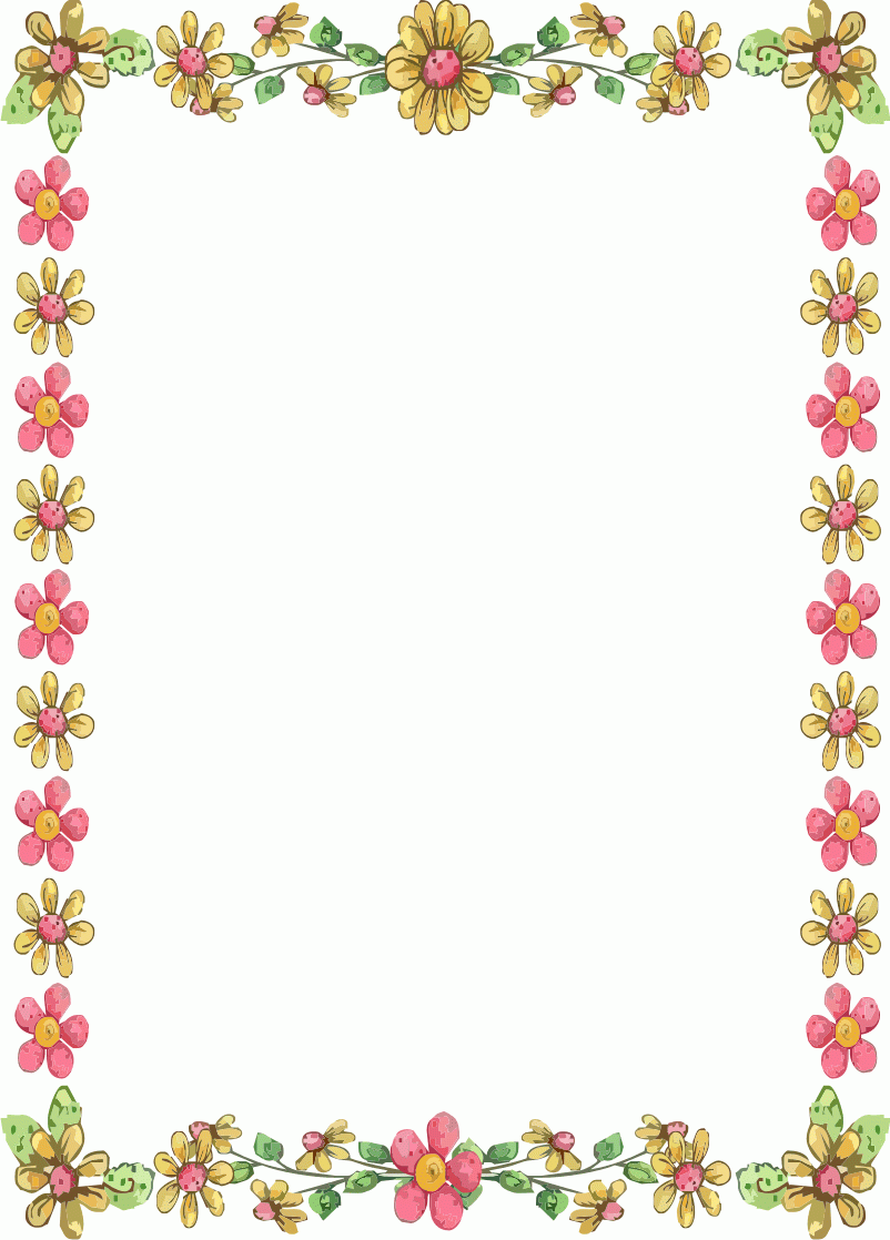 Free Printable Flower Border Border Thirstymag - Free Printable Borders and Frames