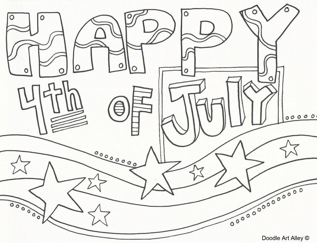 Free Printable Fourth Of July Coloring Pages For Kids - Free Printable 4th of July Coloring Pages