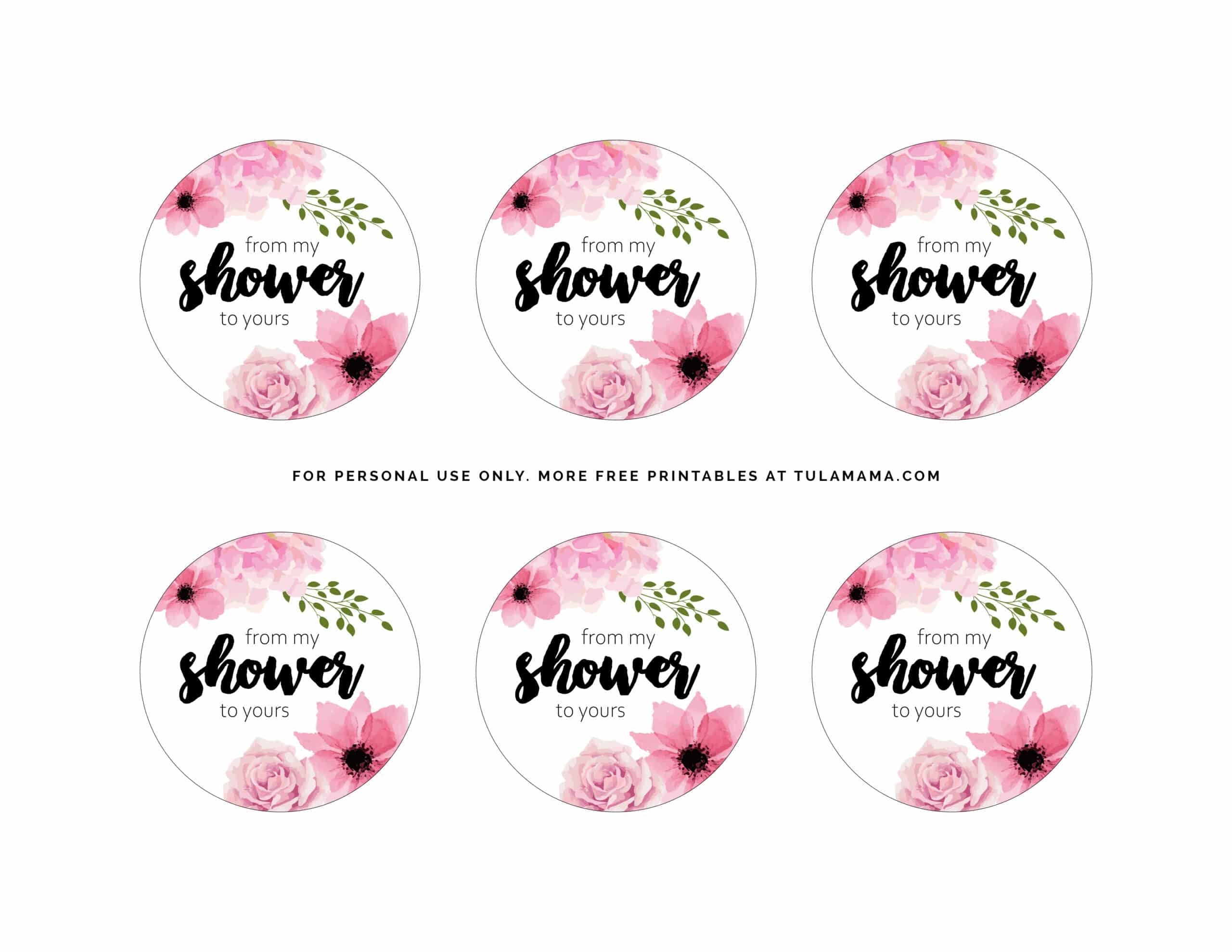 Free Printable From My Shower To Yours Gift Tags Tulamama - Free Printable Baby Shower Labels and Tags