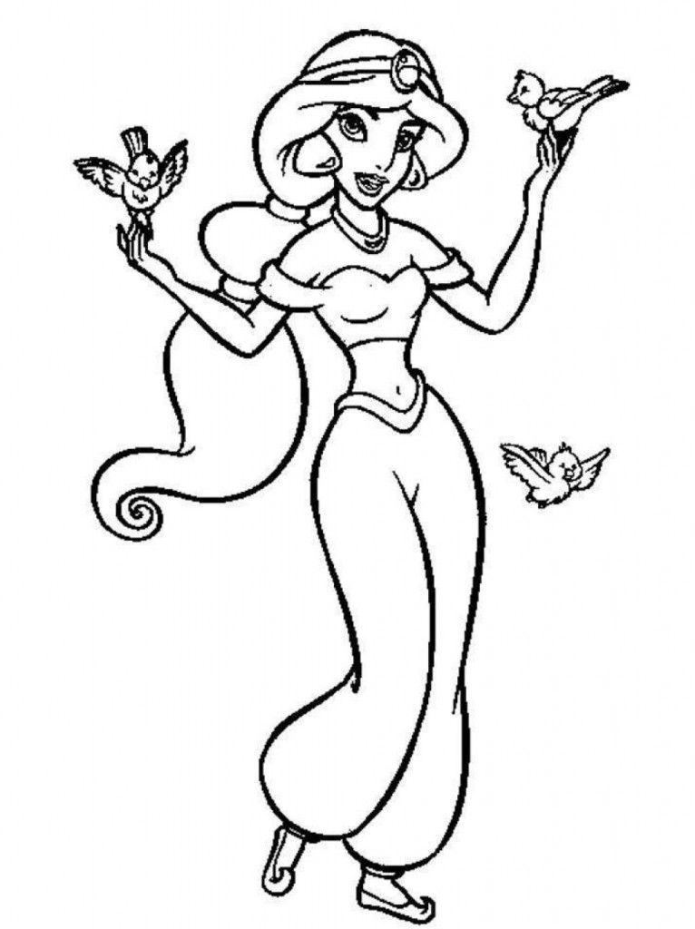Free Printable Jasmine Coloring Pages For Kids Best Coloring Pages For Kids Disney Princess Colors Disney Princess Coloring Pages Disney Coloring Pages - Free Printable Princess Jasmine Coloring Pages