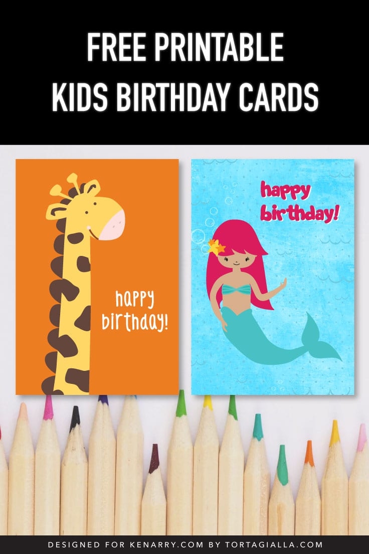 Free Printable Kids Birthday Cards Ideas For The Home - Free Printable Birthday Cards For Kids