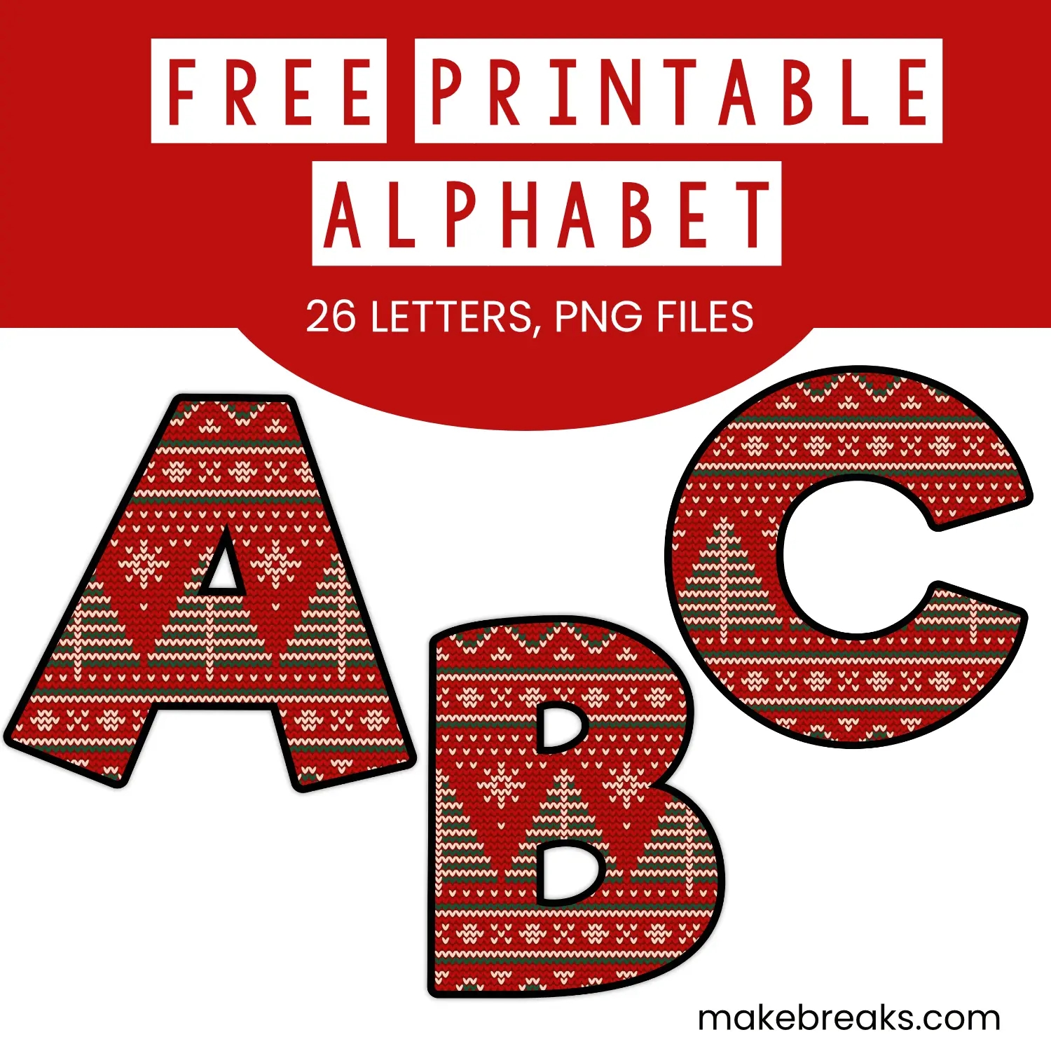 Free Printable Letters Numbers Archives Make Breaks - Free Printable Alphabet Letters