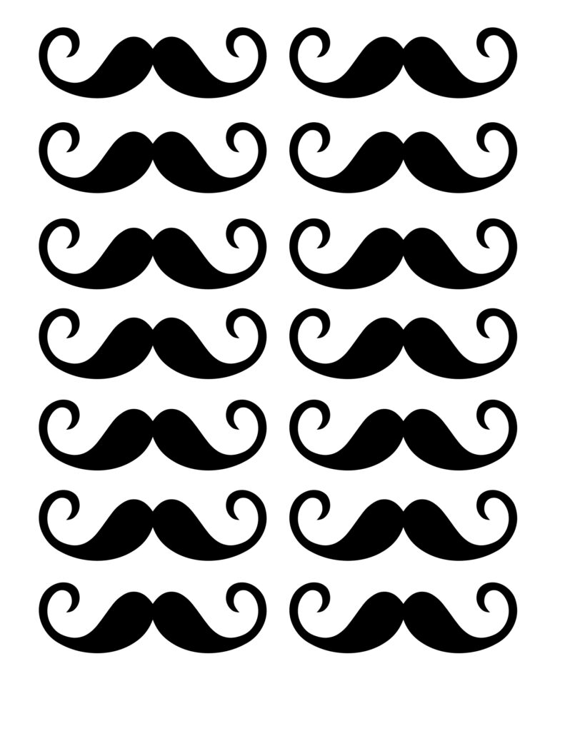 Free Printable Mustache | FREE Printable Hub