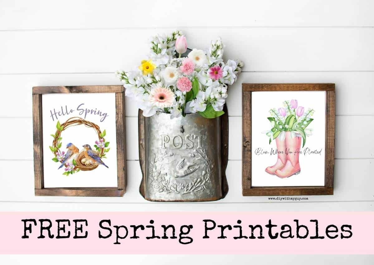 Free Printable Spring Decorations - Free Printable Spring Decorations