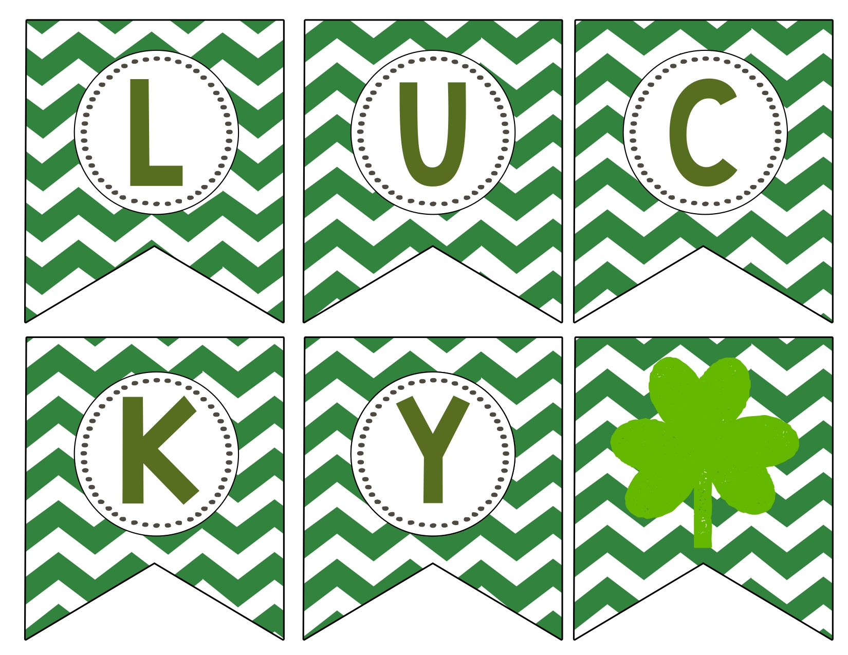 Free Printable St Patrick's Day Banner - Free Printable St Patrick's Day Banner