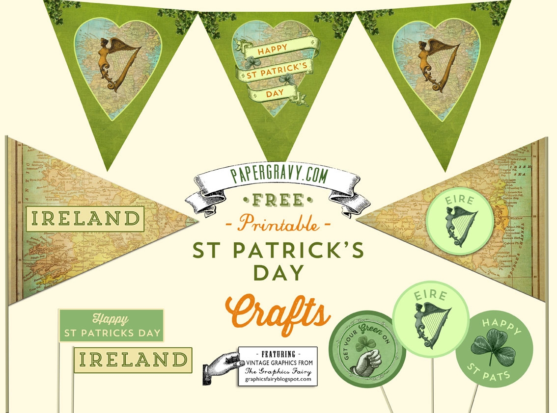 Free Printable St Patrick's Day Banner - Free Printable St Patrick's Day Banner