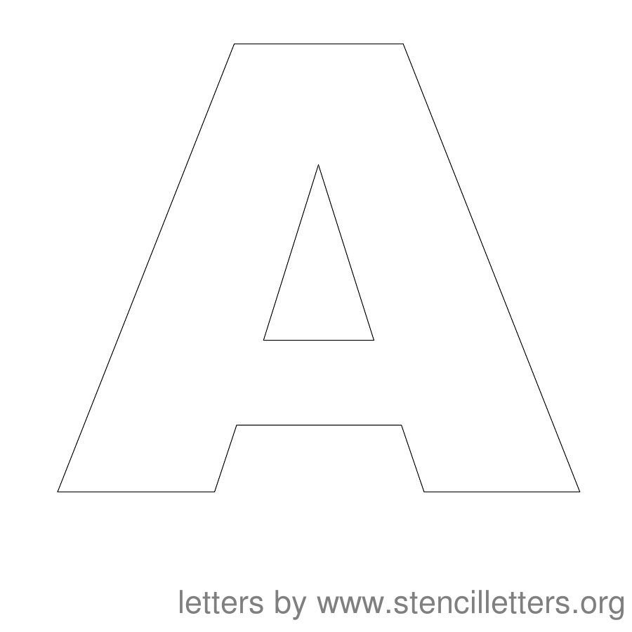 Free Printable Stencil Letters Stencil Letters Org - Free Printable Alphabet Stencils Templates