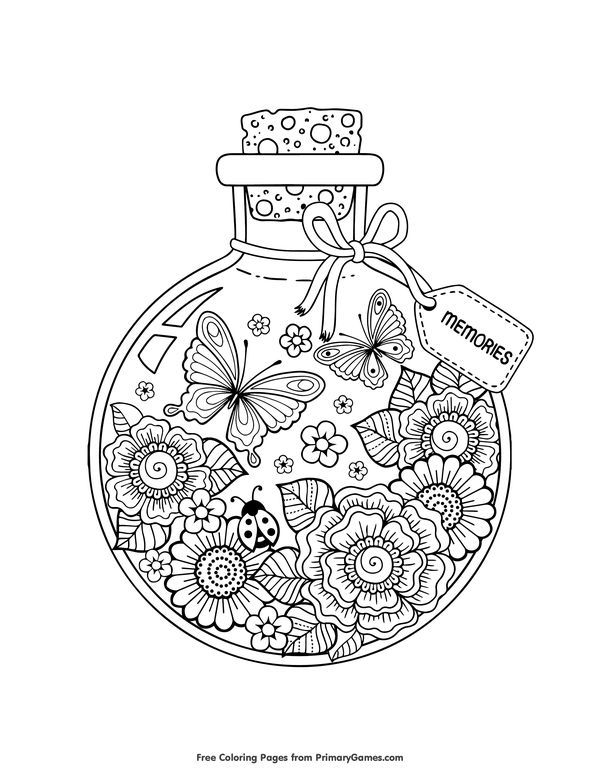 Free Printable Summer Coloring Pages EBook For Use In Your Classroom Or Home From PrimaryGames Print Summer Coloring Pages Coloring Books Coloring Book Pages - Free Printable Summer Coloring Pages For Adults