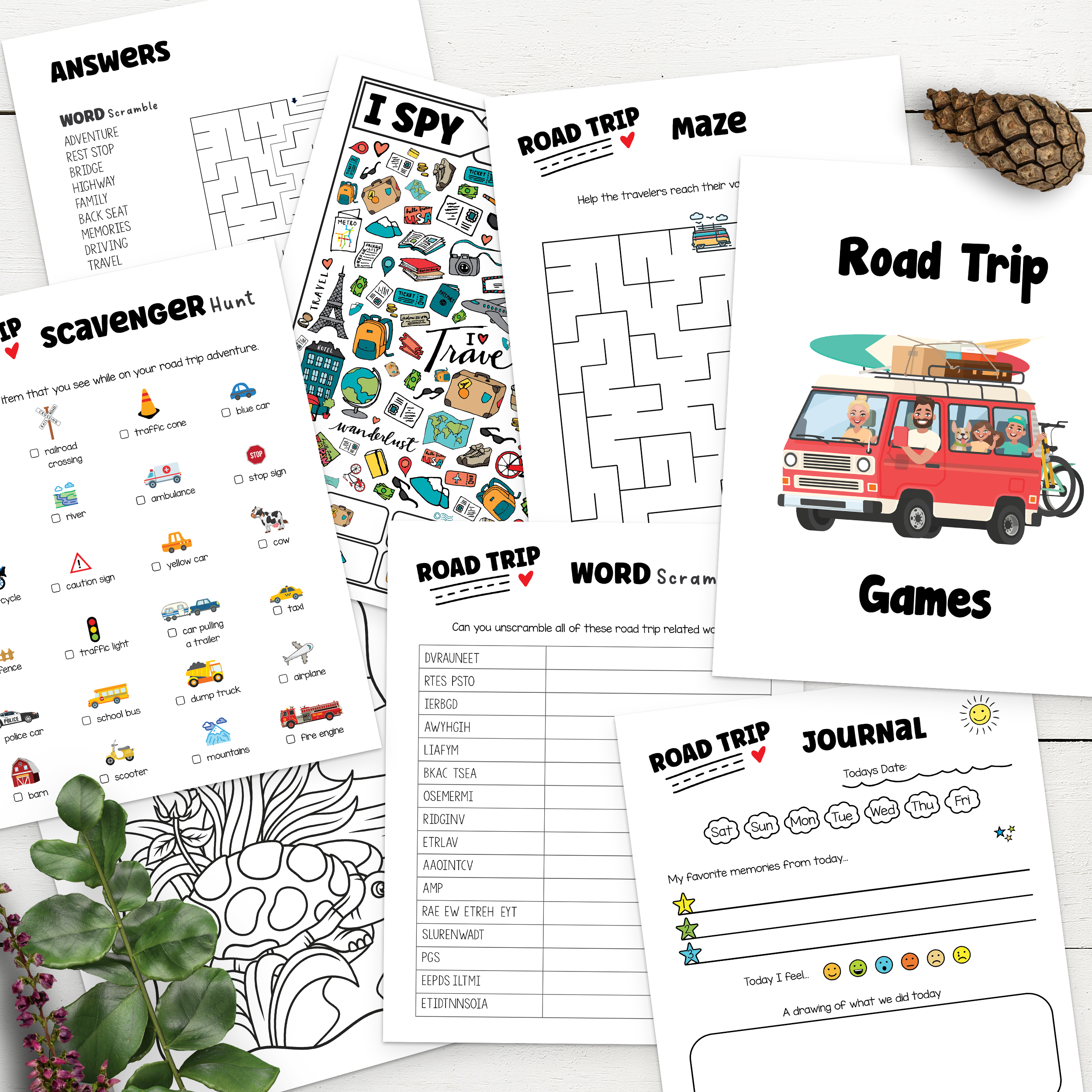Free Printable Summer Road Trip Games For Kids About A Mom - Free Printable Car Ride Games