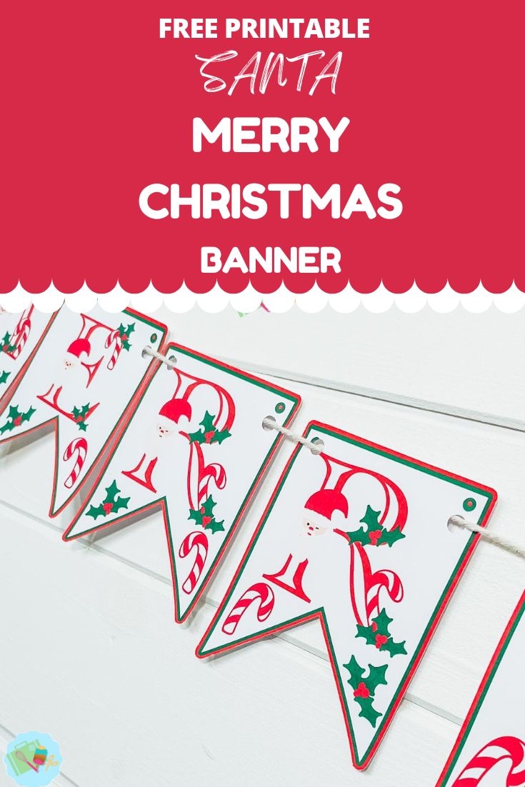 Free Santa Merry Christmas Banner Printable Extraordinary Chaos - Free Printable Christmas Banner